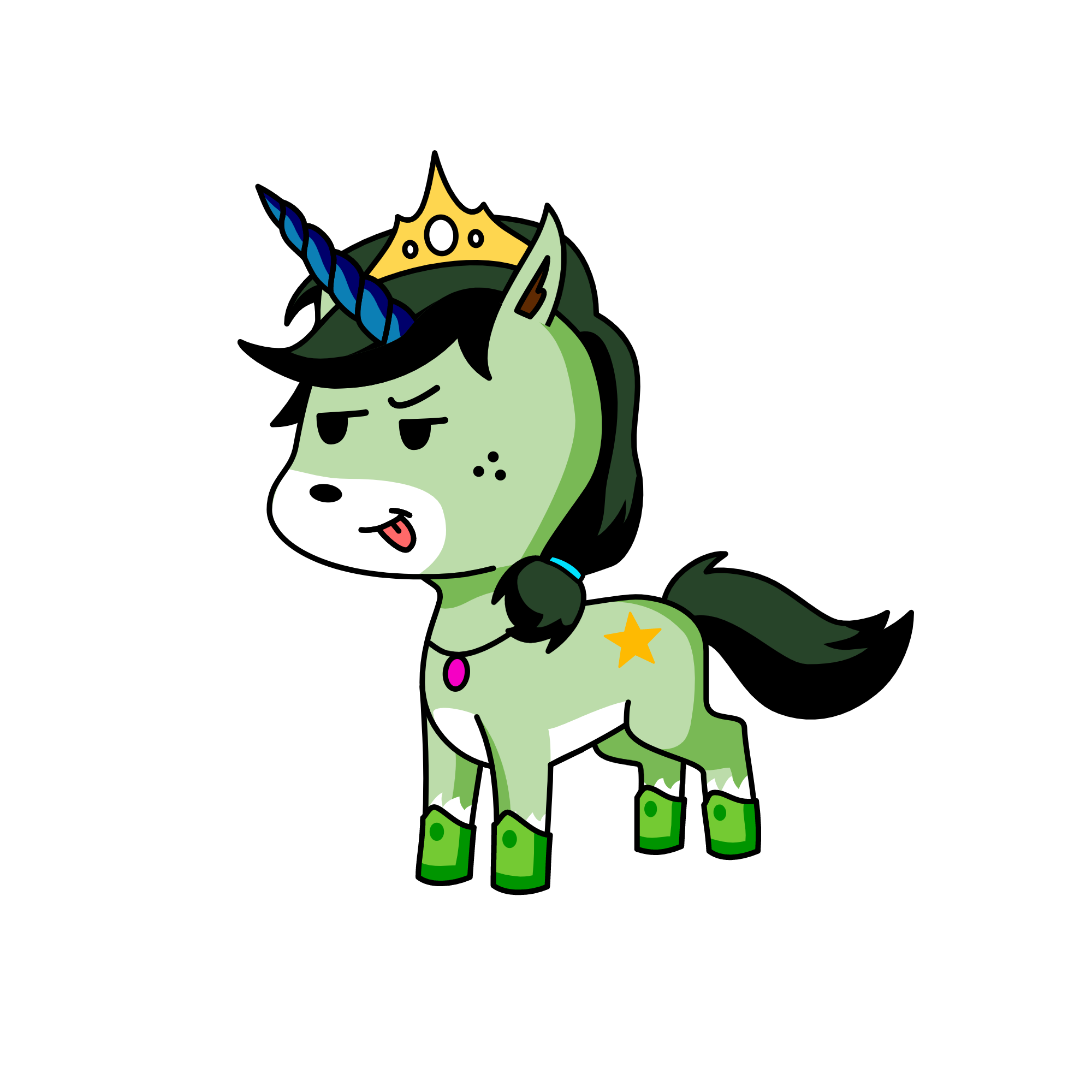 Prince Mighty, the unicorn