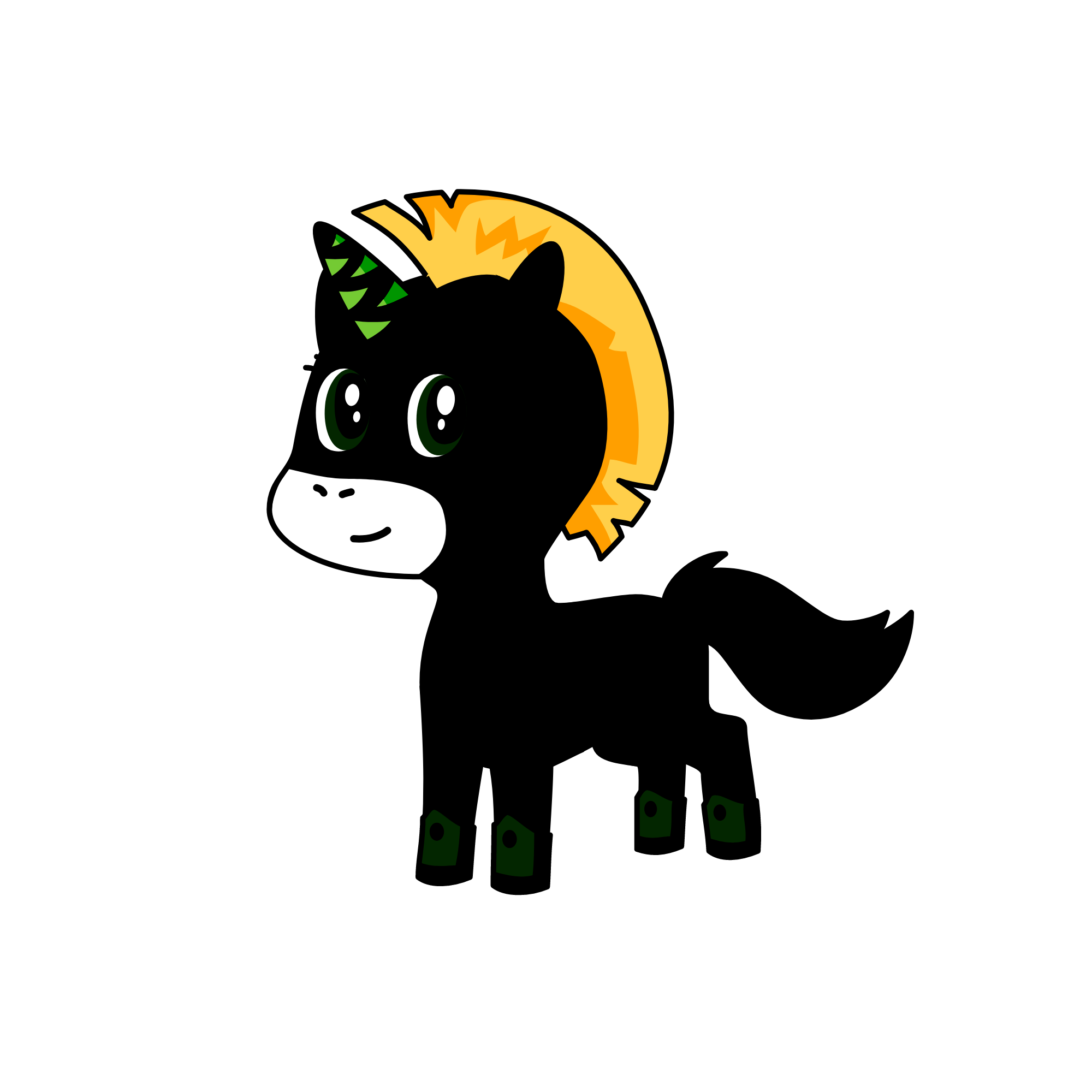 CAT NOIR, the unicorn