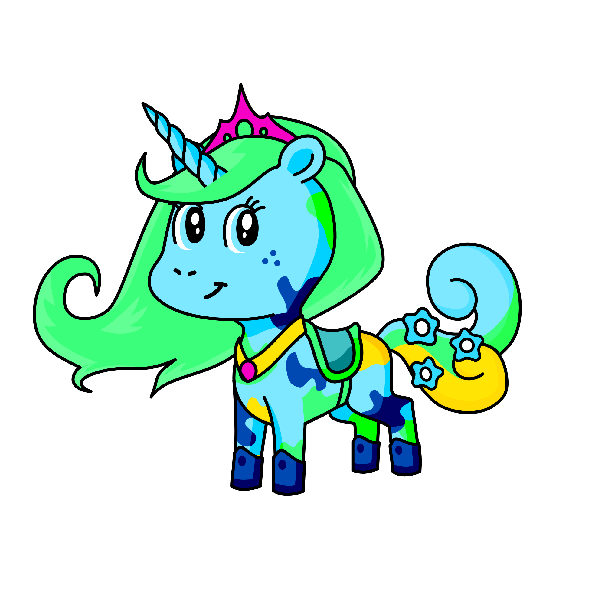 Queen Amanda, the unicorn