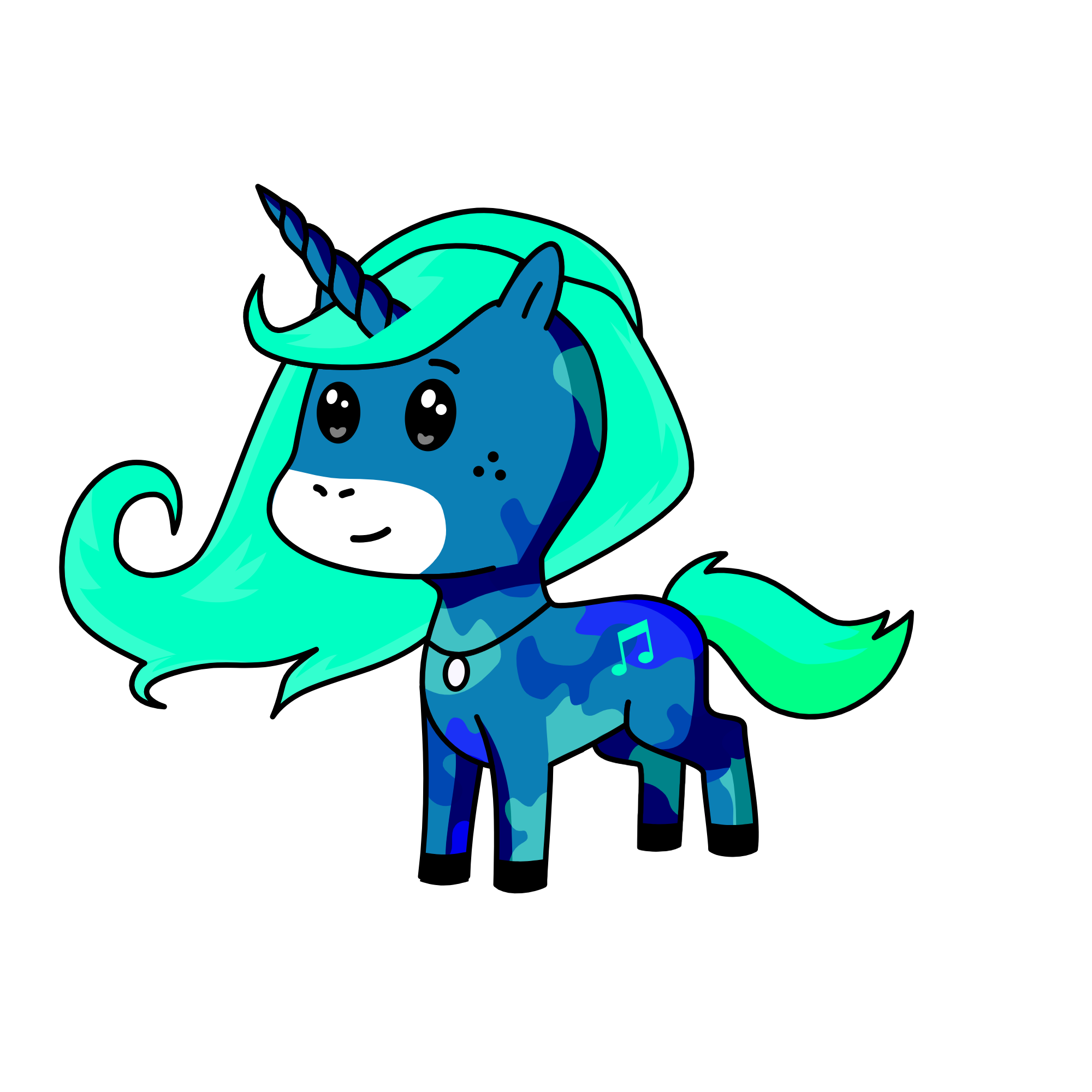 melody, the unicorn