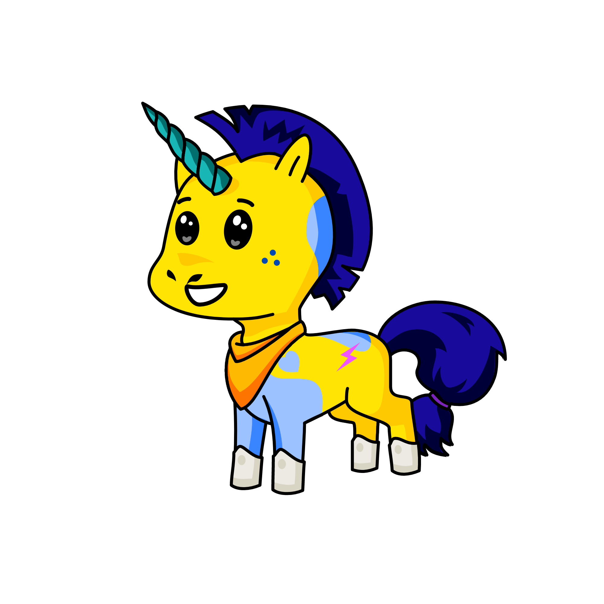 Capin Awesome, the unicorn