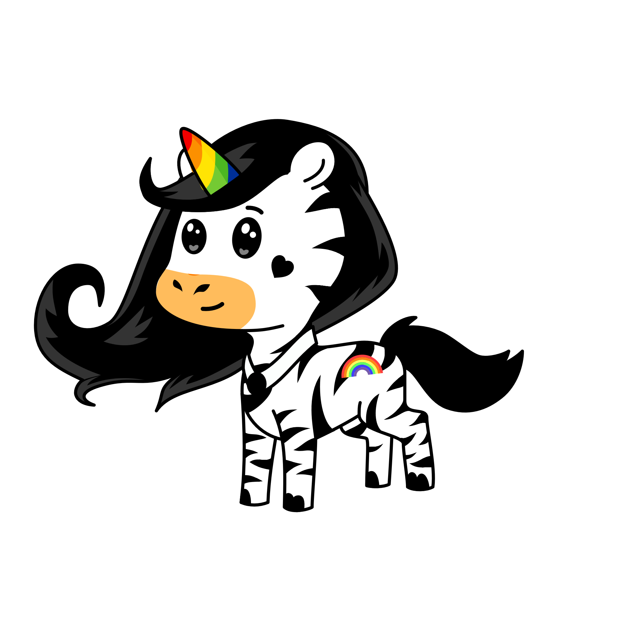 rainbow, the unicorn