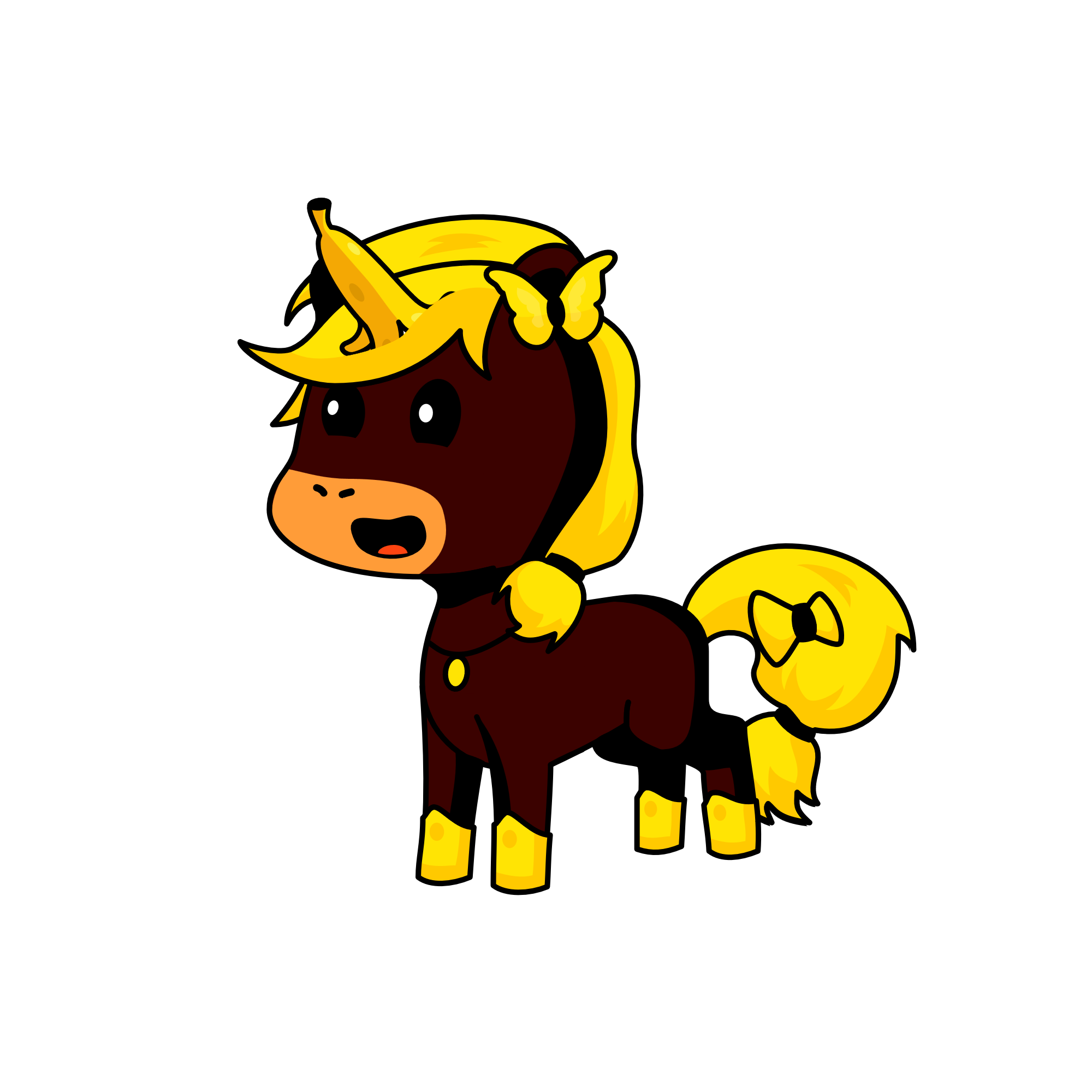 chunky the monkey, the unicorn