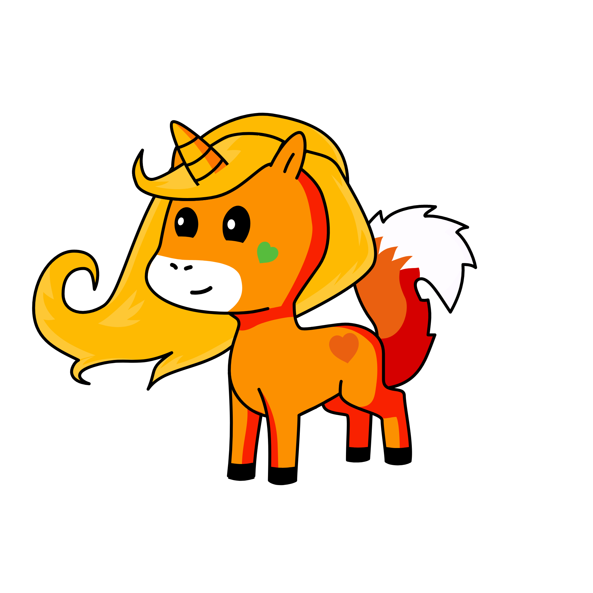 Tails The Fox, the unicorn
