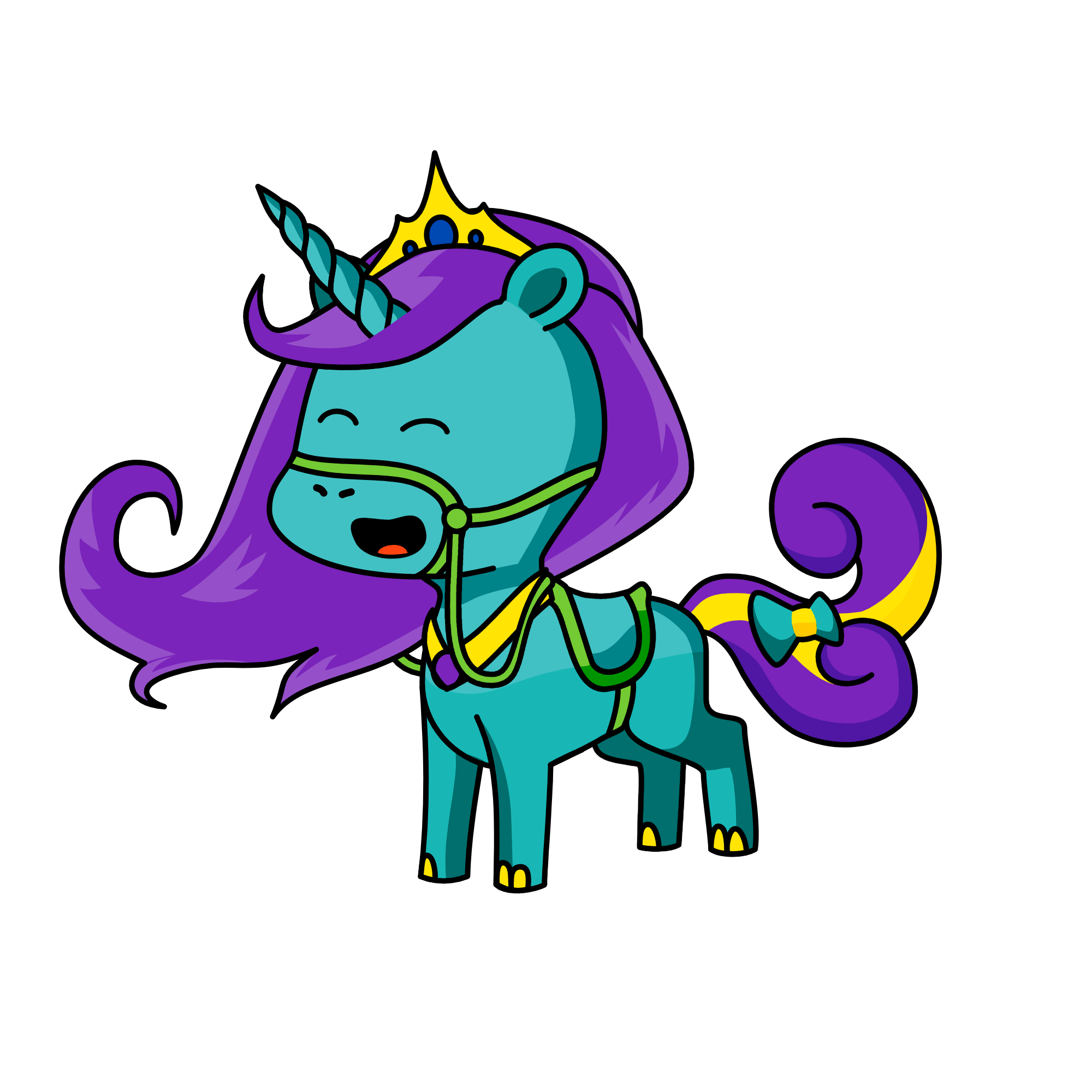 silver, the unicorn