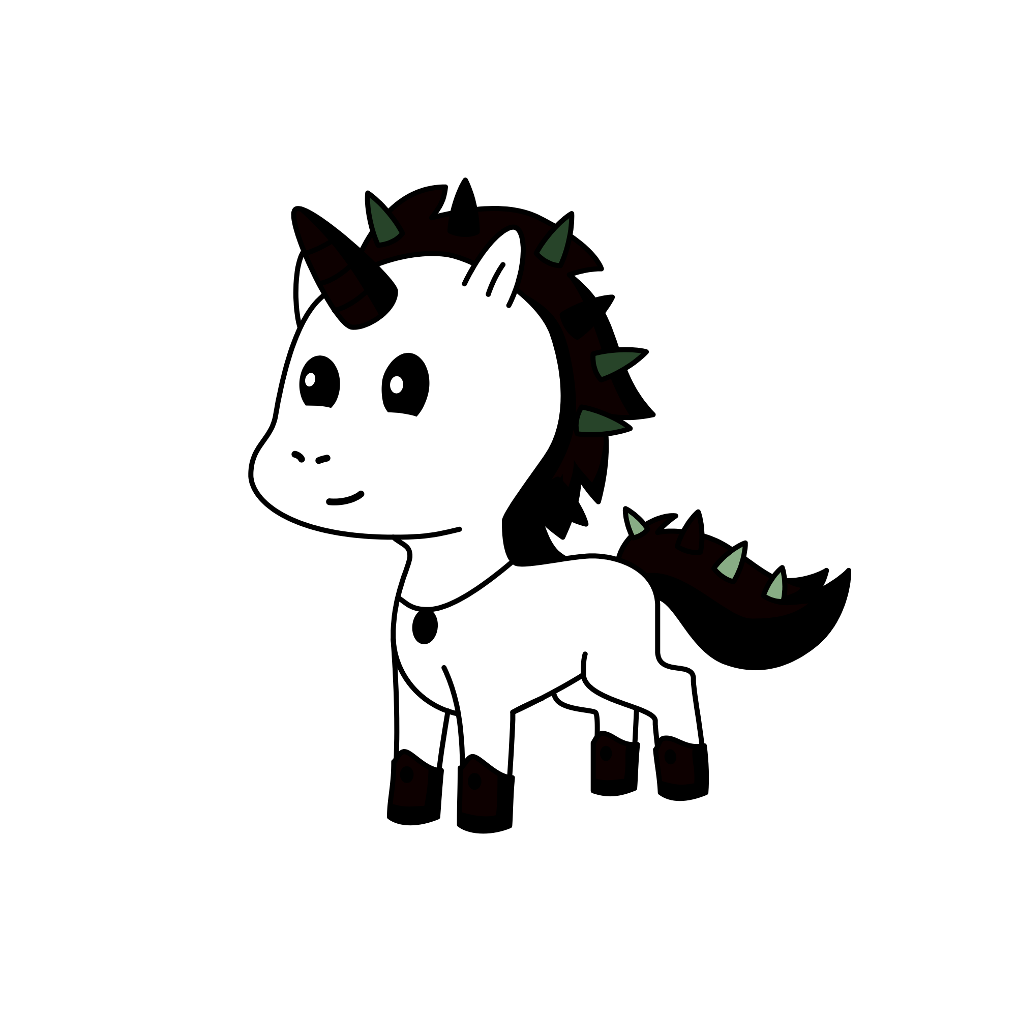 Moonlight, the unicorn