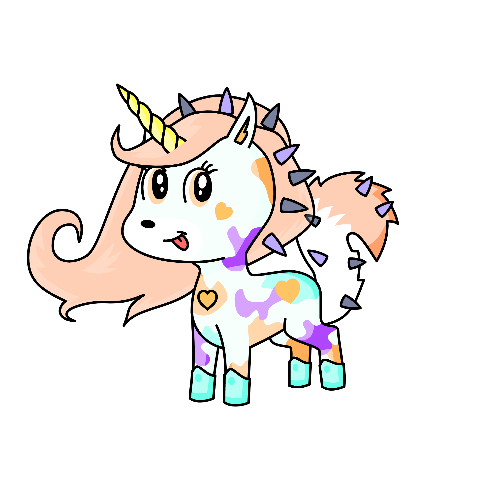 Wolfina, the unicorn