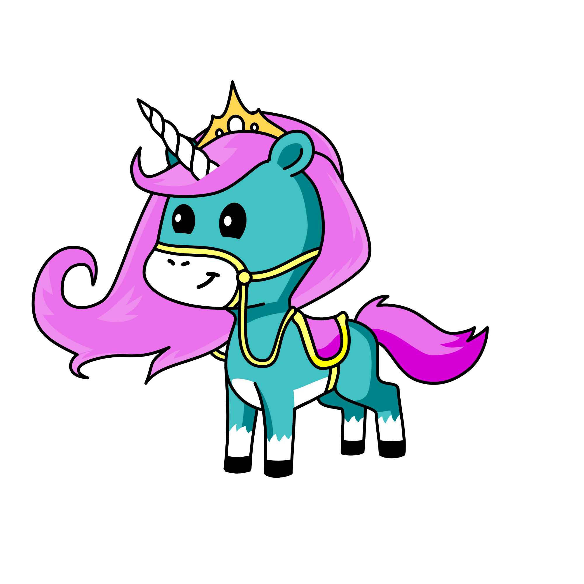 princess that hates everyone, the unicorn