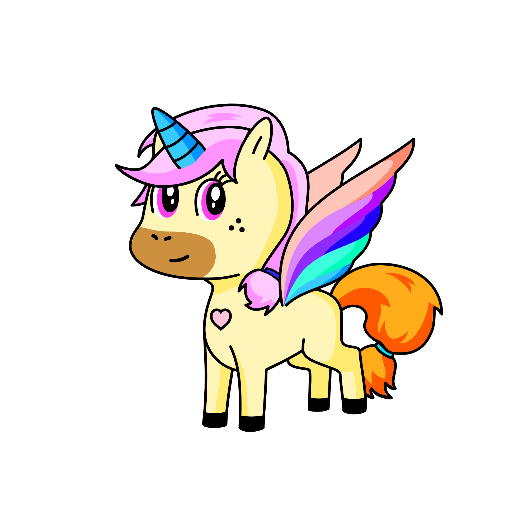 Curl, the unicorn