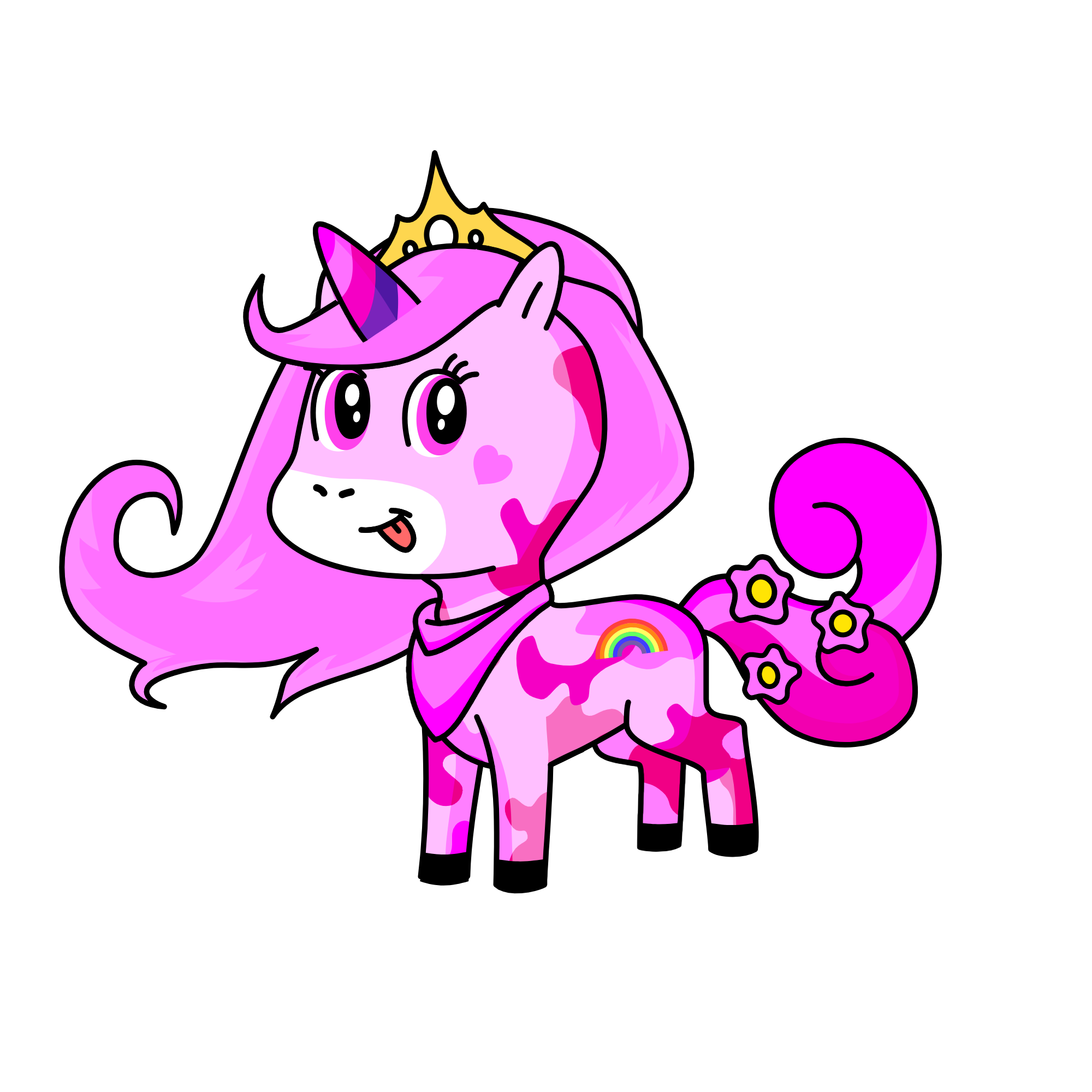 pinky, the unicorn