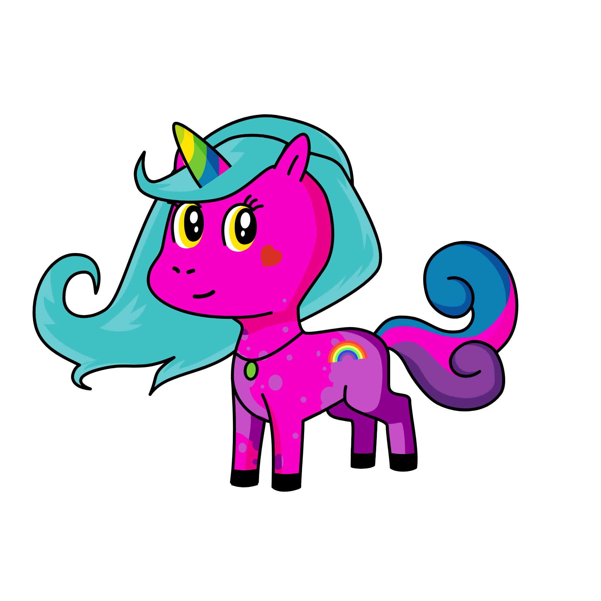 Dulzurita, the unicorn