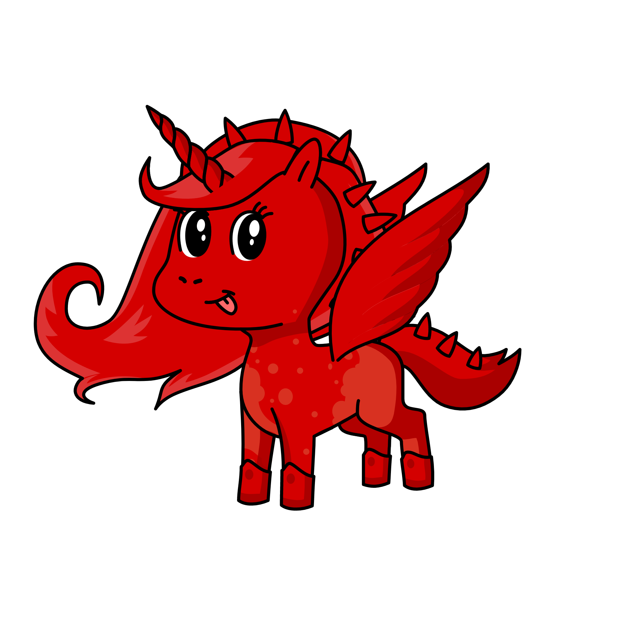 Dragon Queen, the unicorn