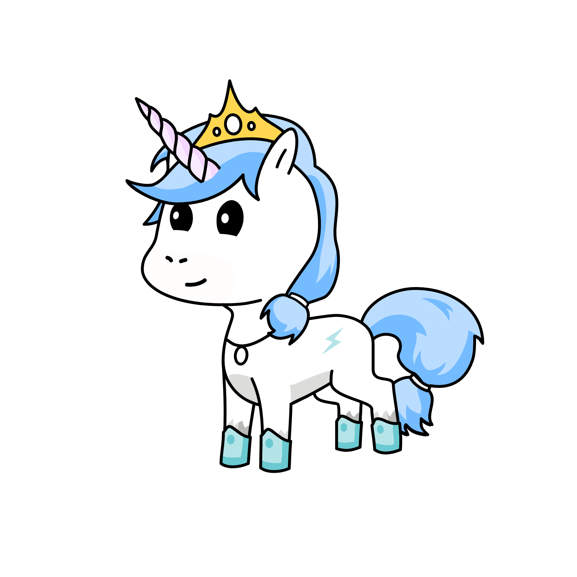 Snowy, the unicorn