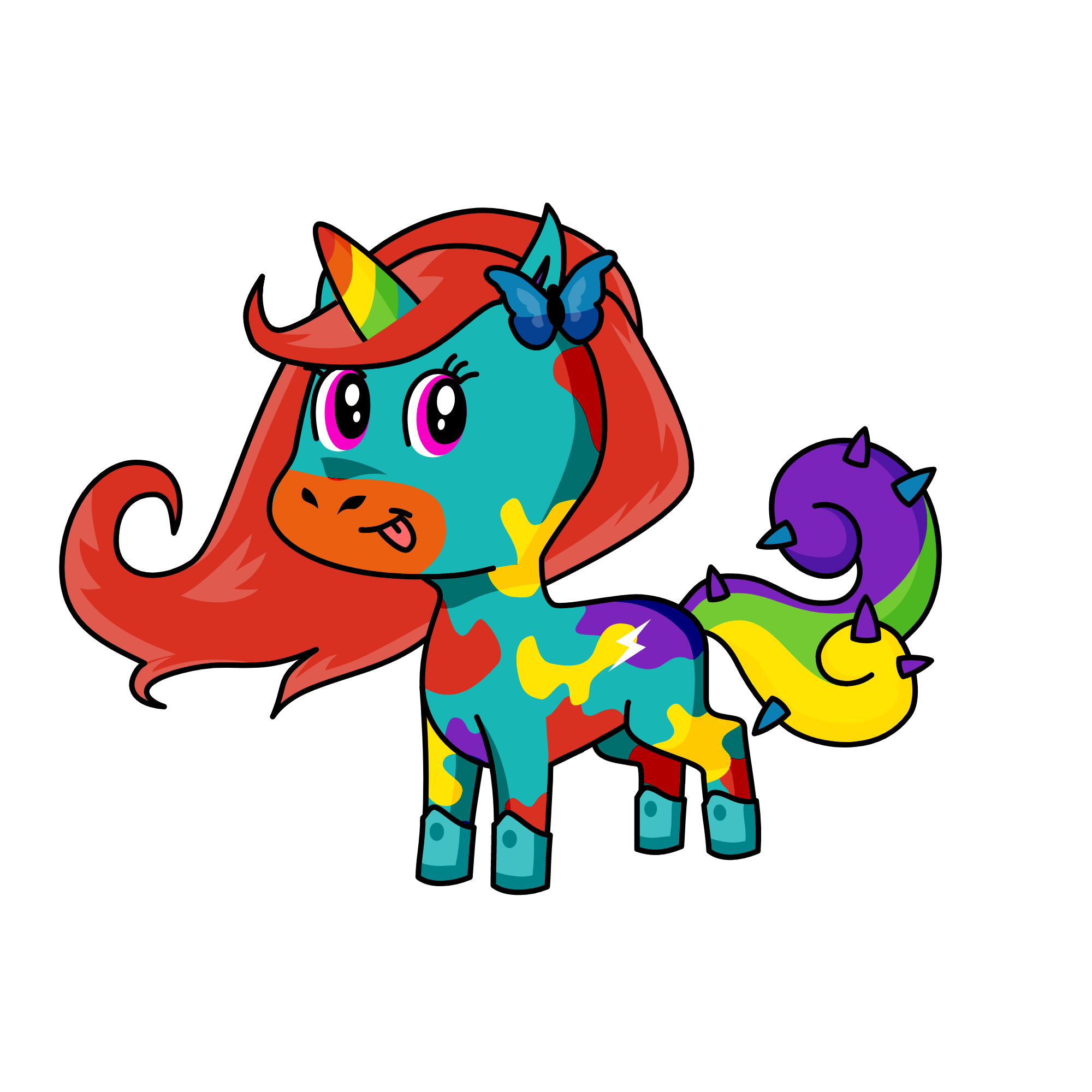 Candy, the unicorn