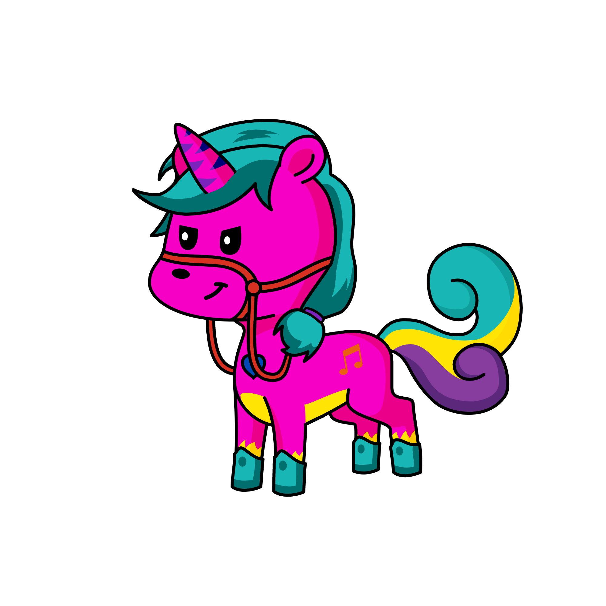 Miss Cole, the unicorn
