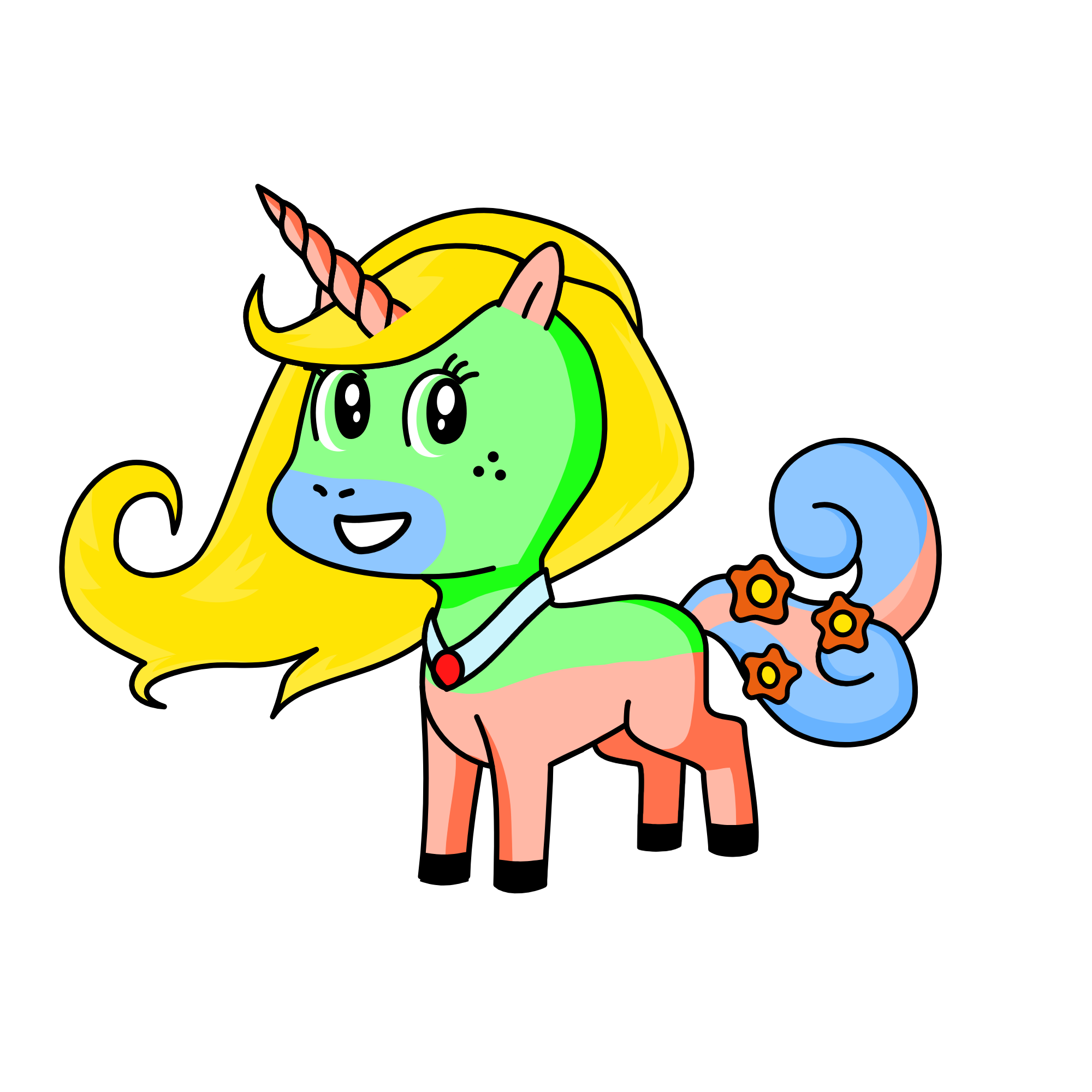 Redy, the unicorn
