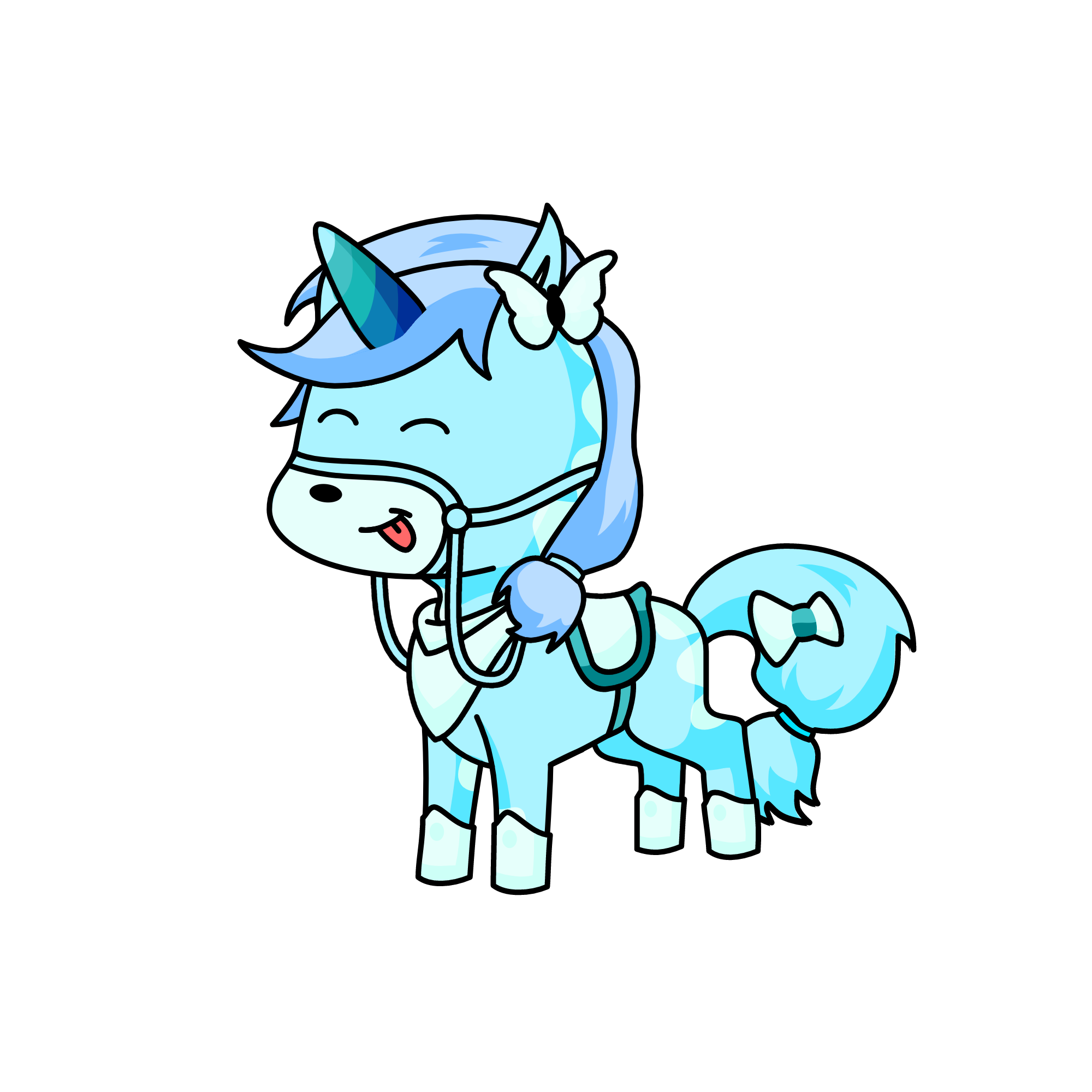Cutey, the unicorn