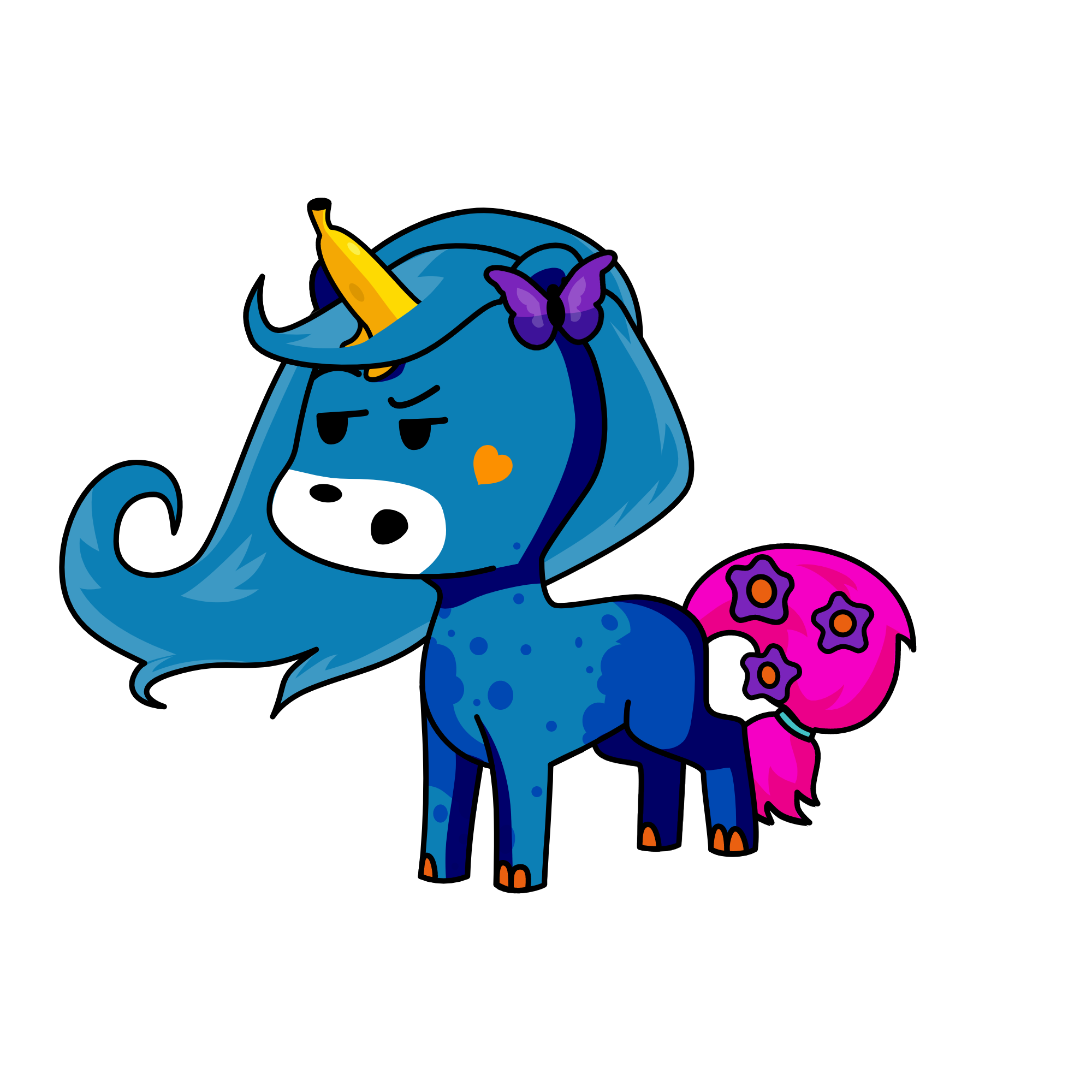 HANNAHBANANA, the unicorn