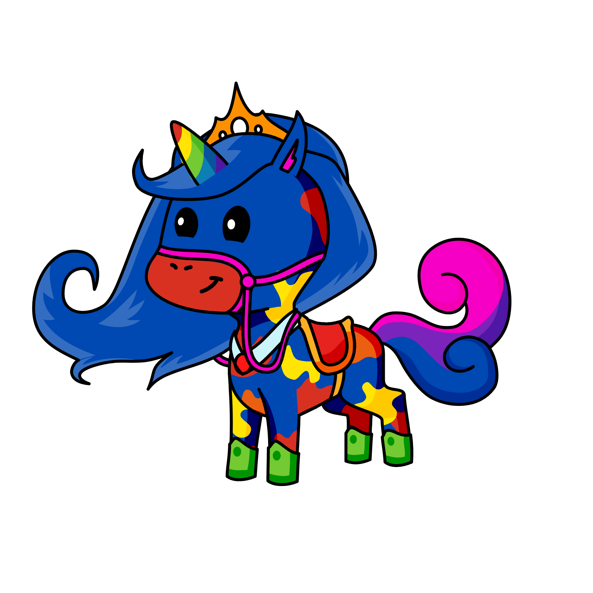 sky sparkle, the unicorn