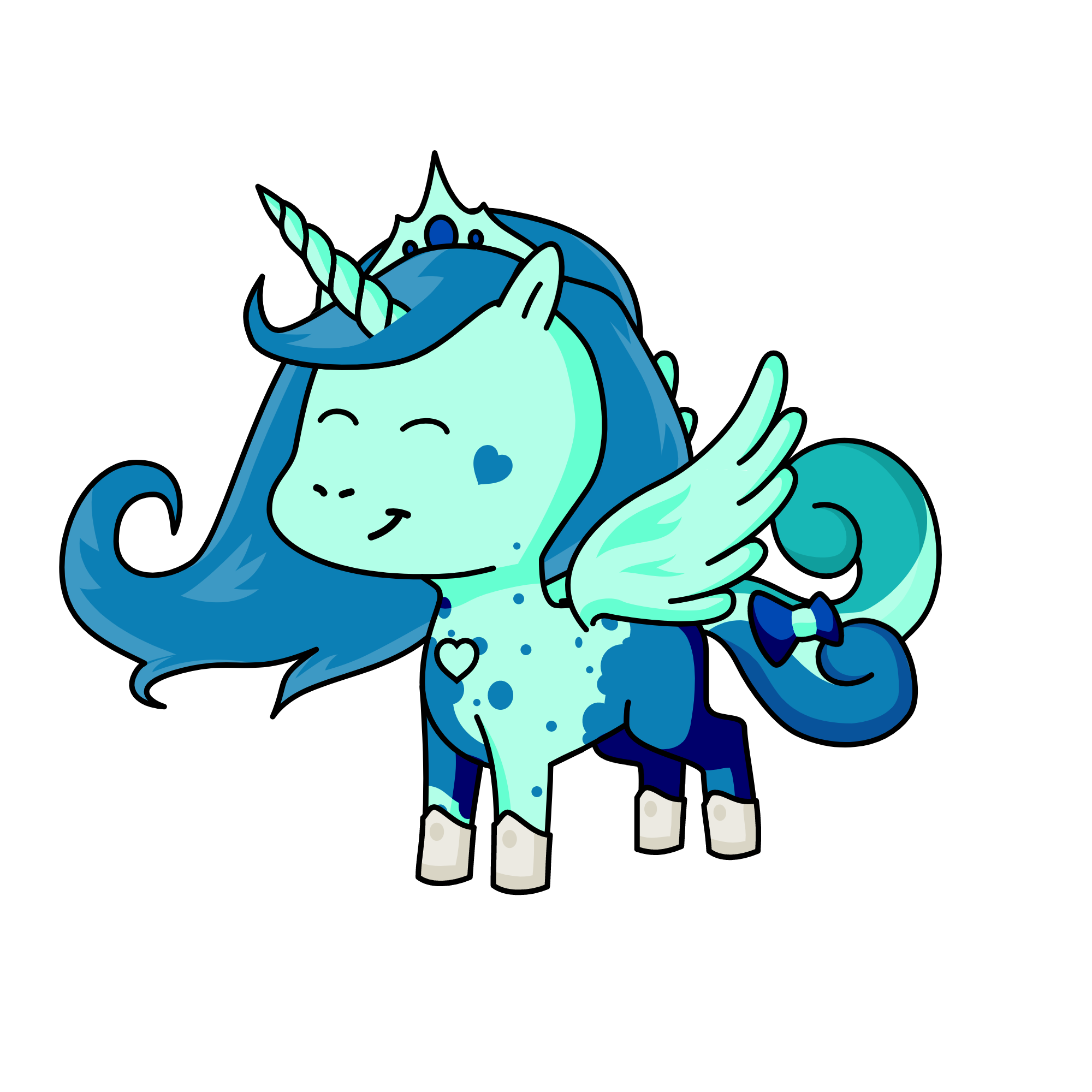 snowy, the unicorn