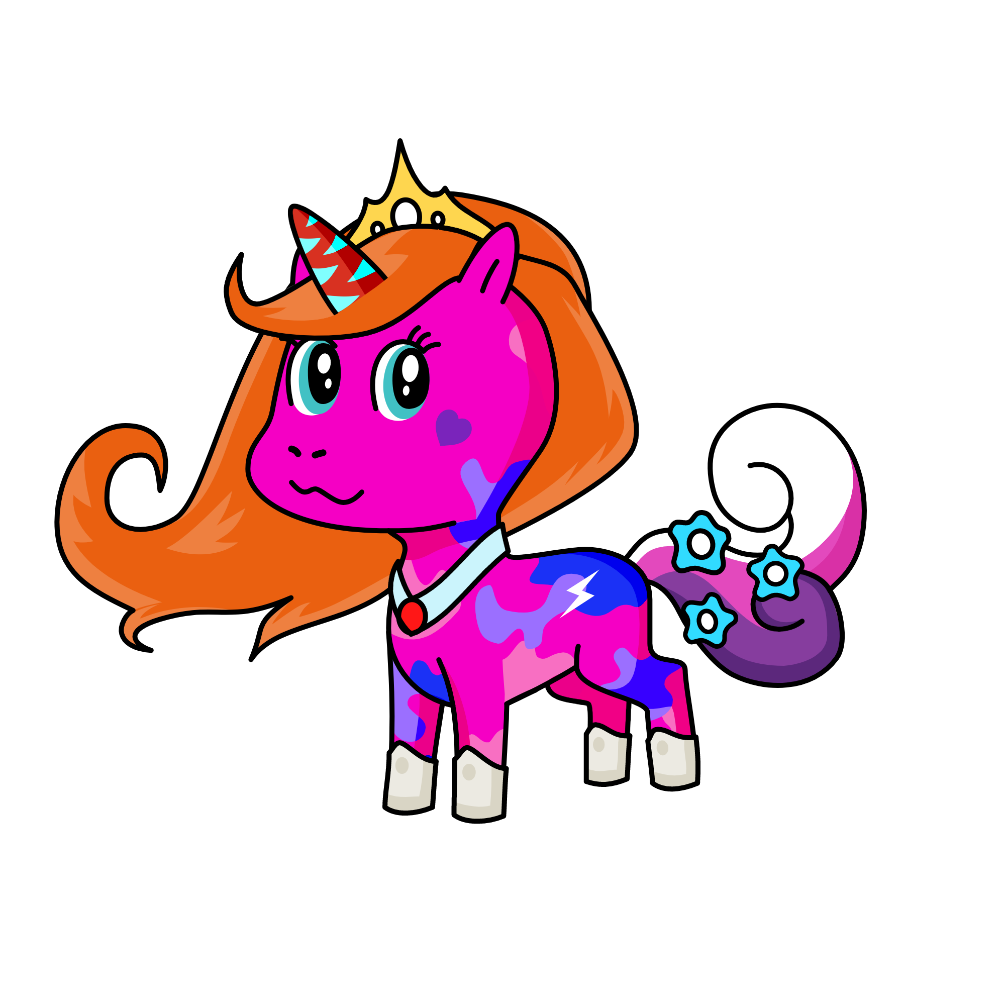 shine, the unicorn