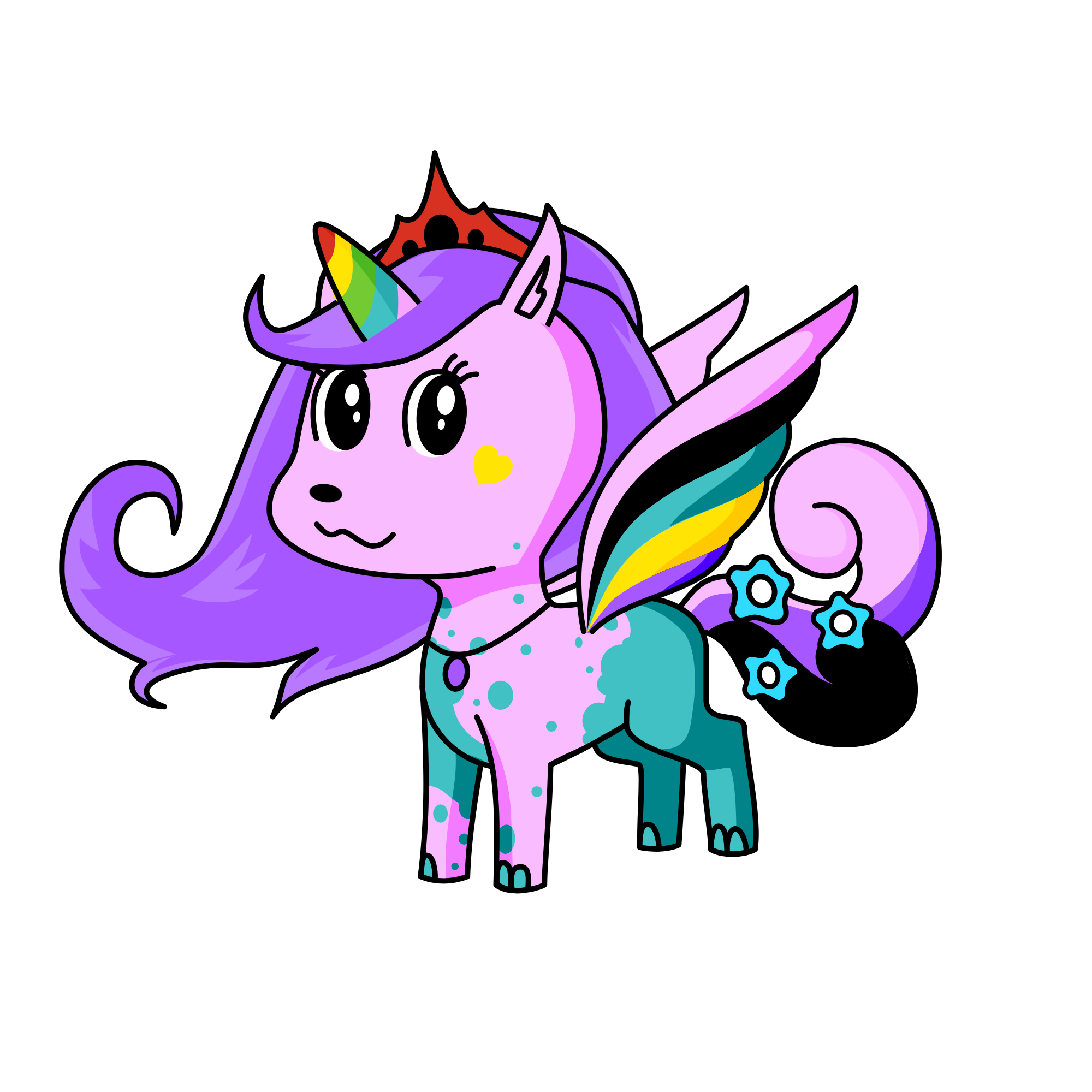 Pretty Unicorn Princess, the unicorn