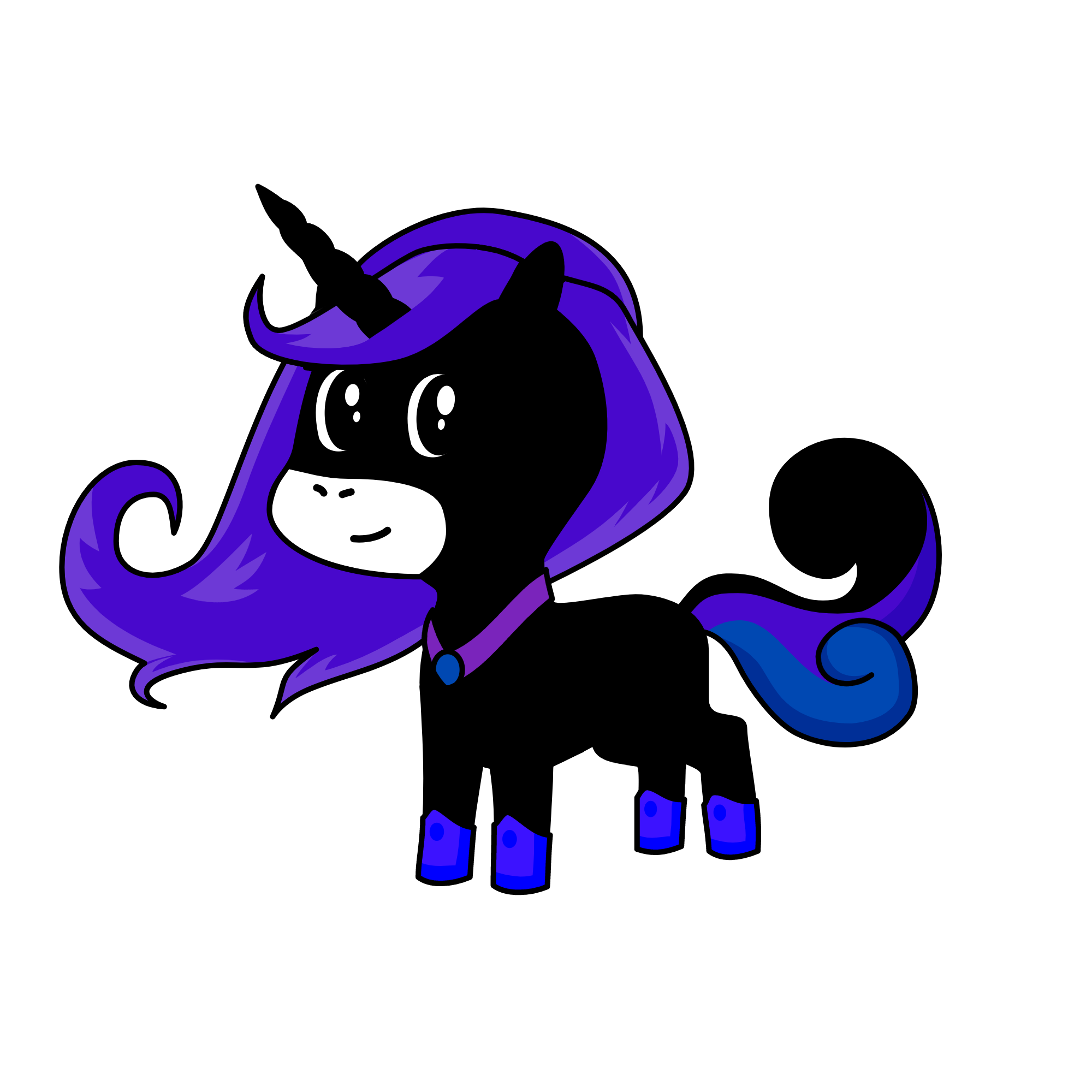 Moonlight, the unicorn