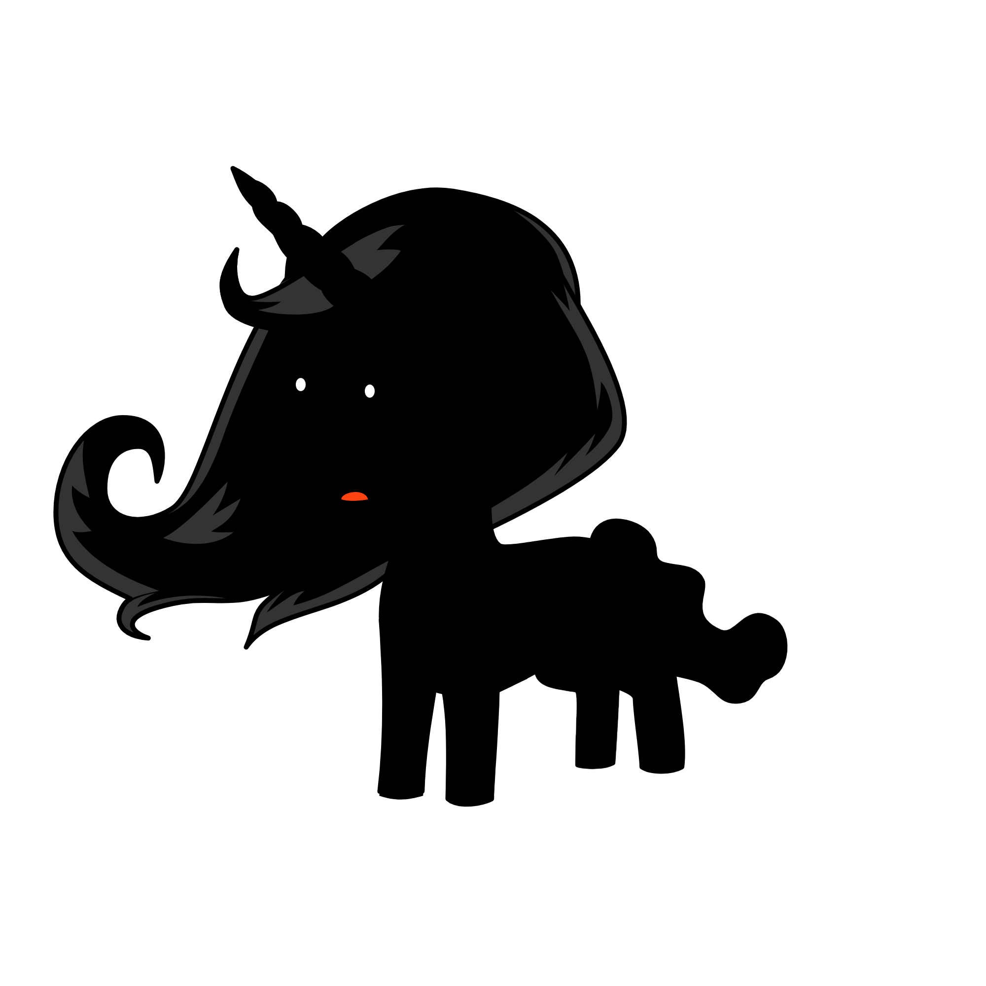 dark, the unicorn