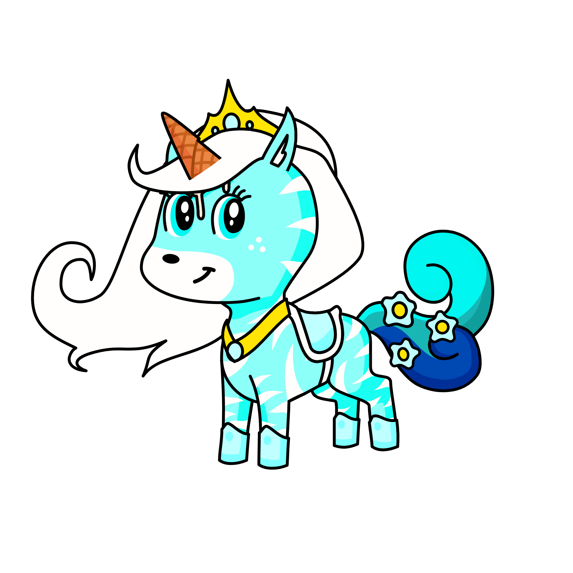 Ice cream (princess sister), the unicorn
