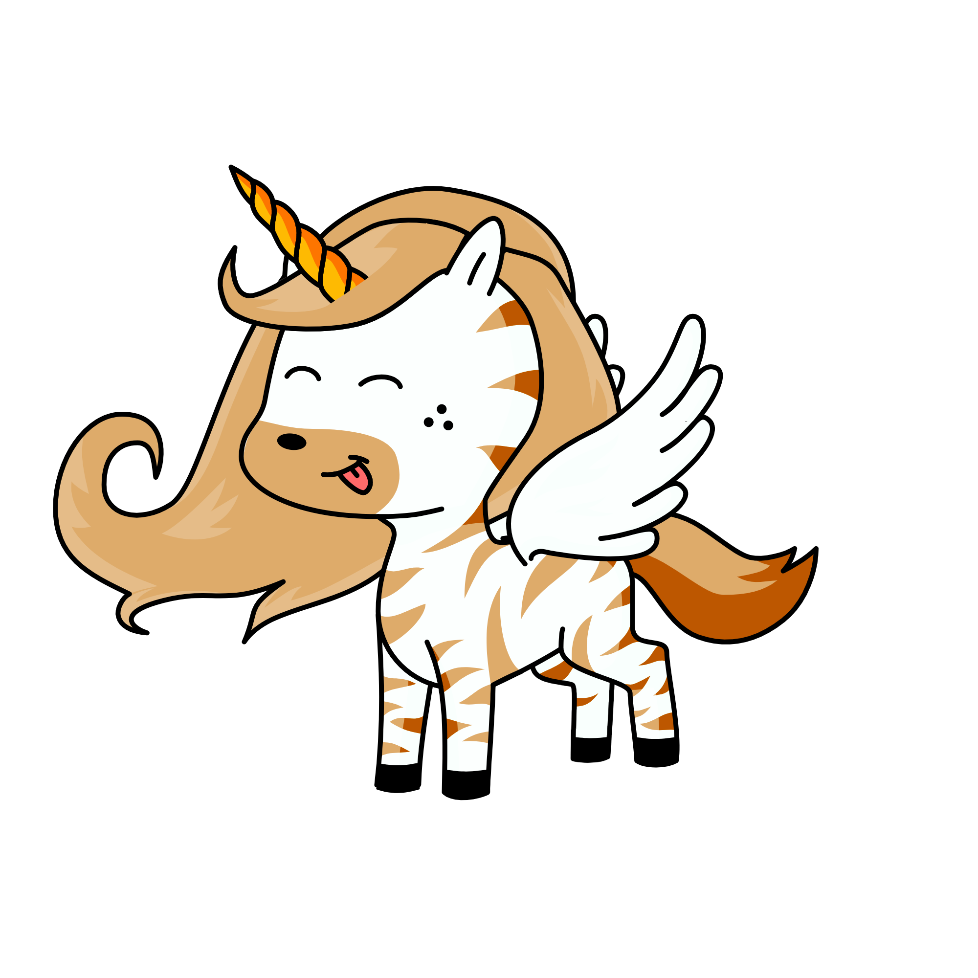 Cinnamon, the unicorn