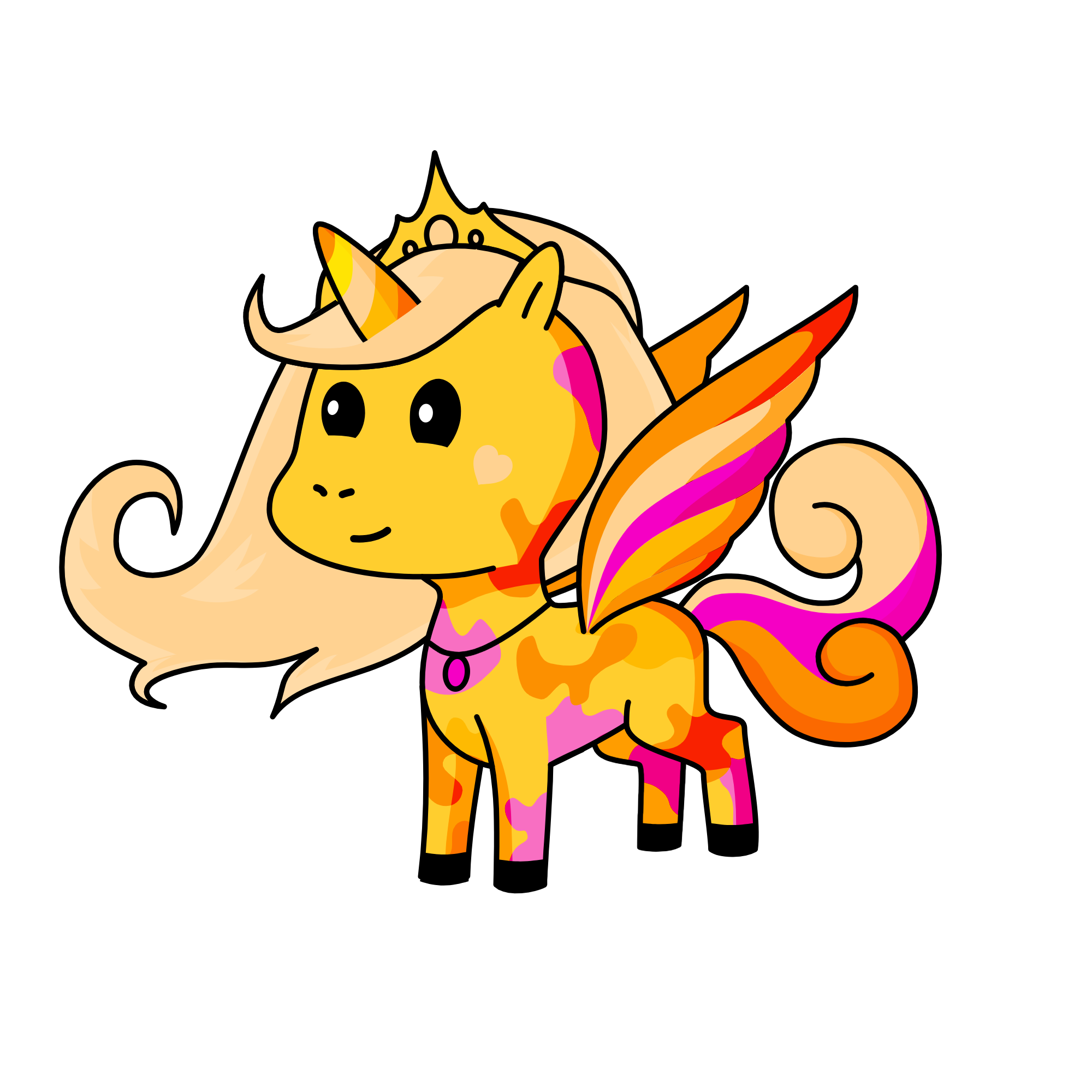 Starburst, the unicorn