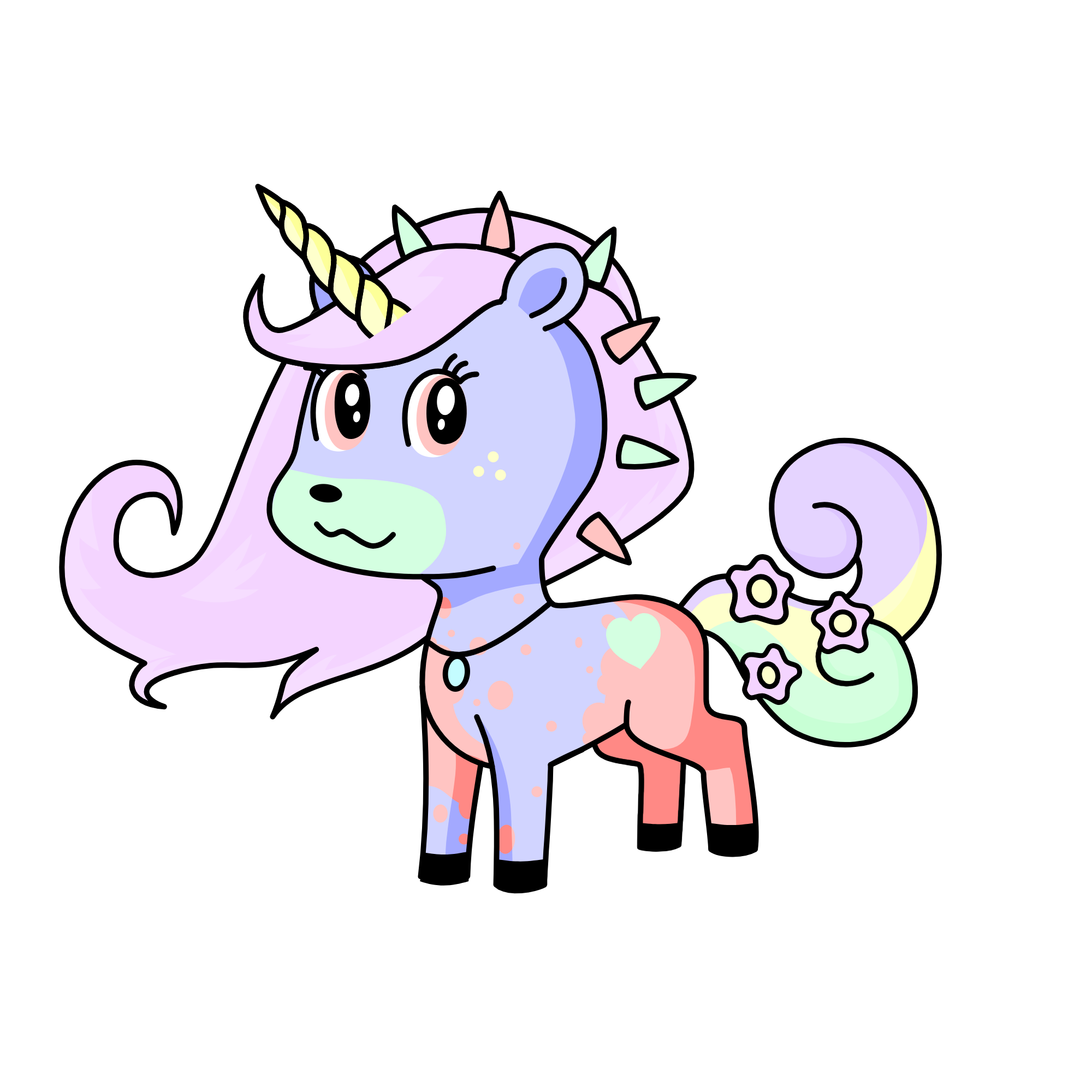 Pastel, the unicorn