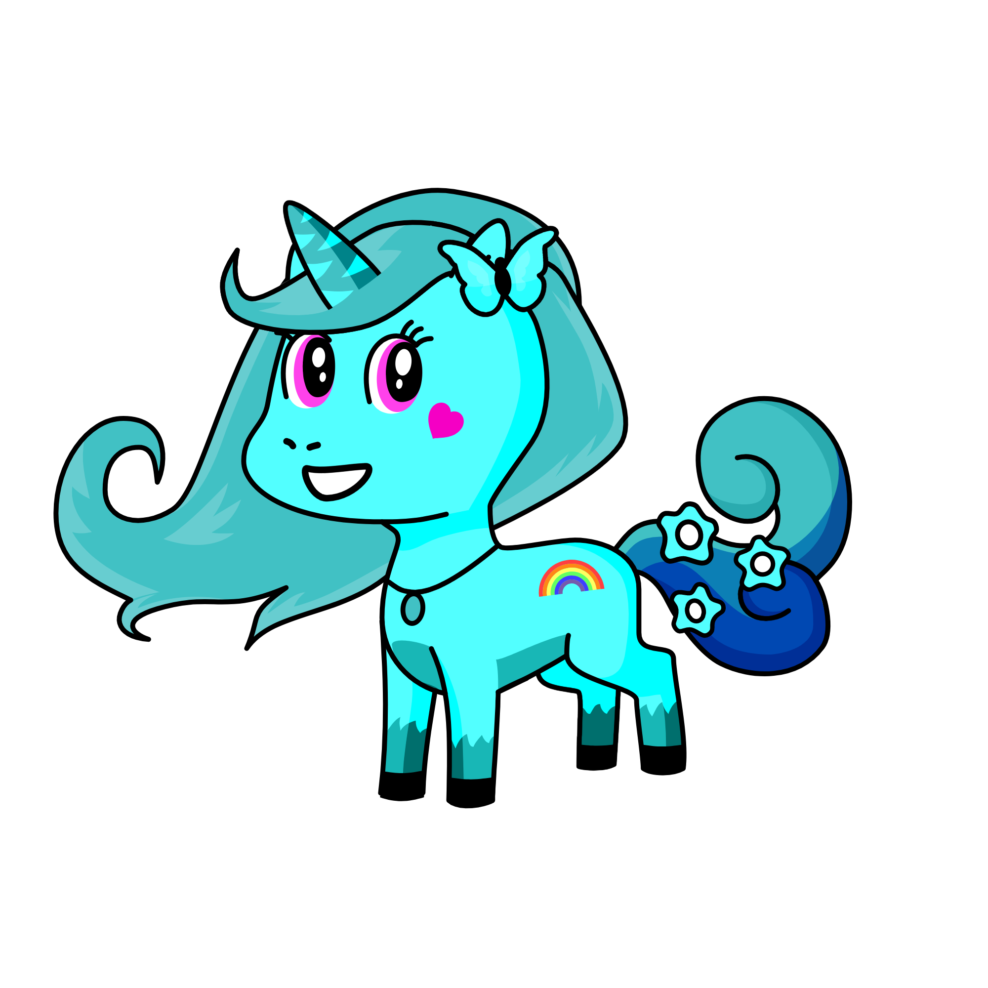 Popsicle, the unicorn