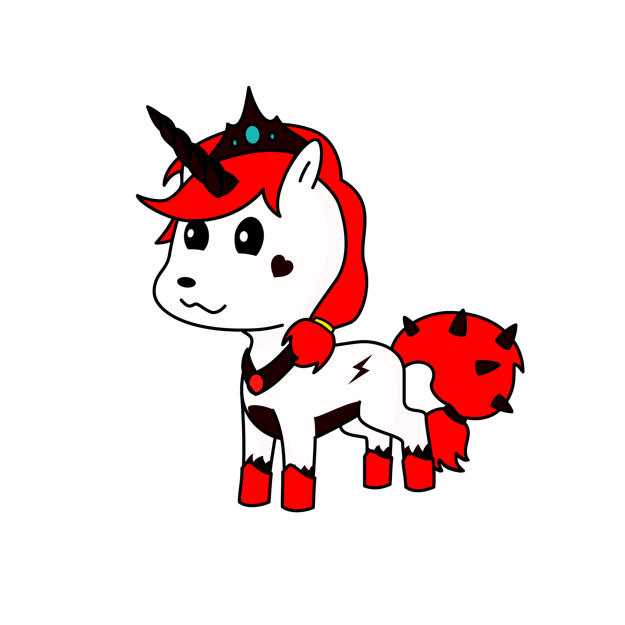 Evil uni, the unicorn