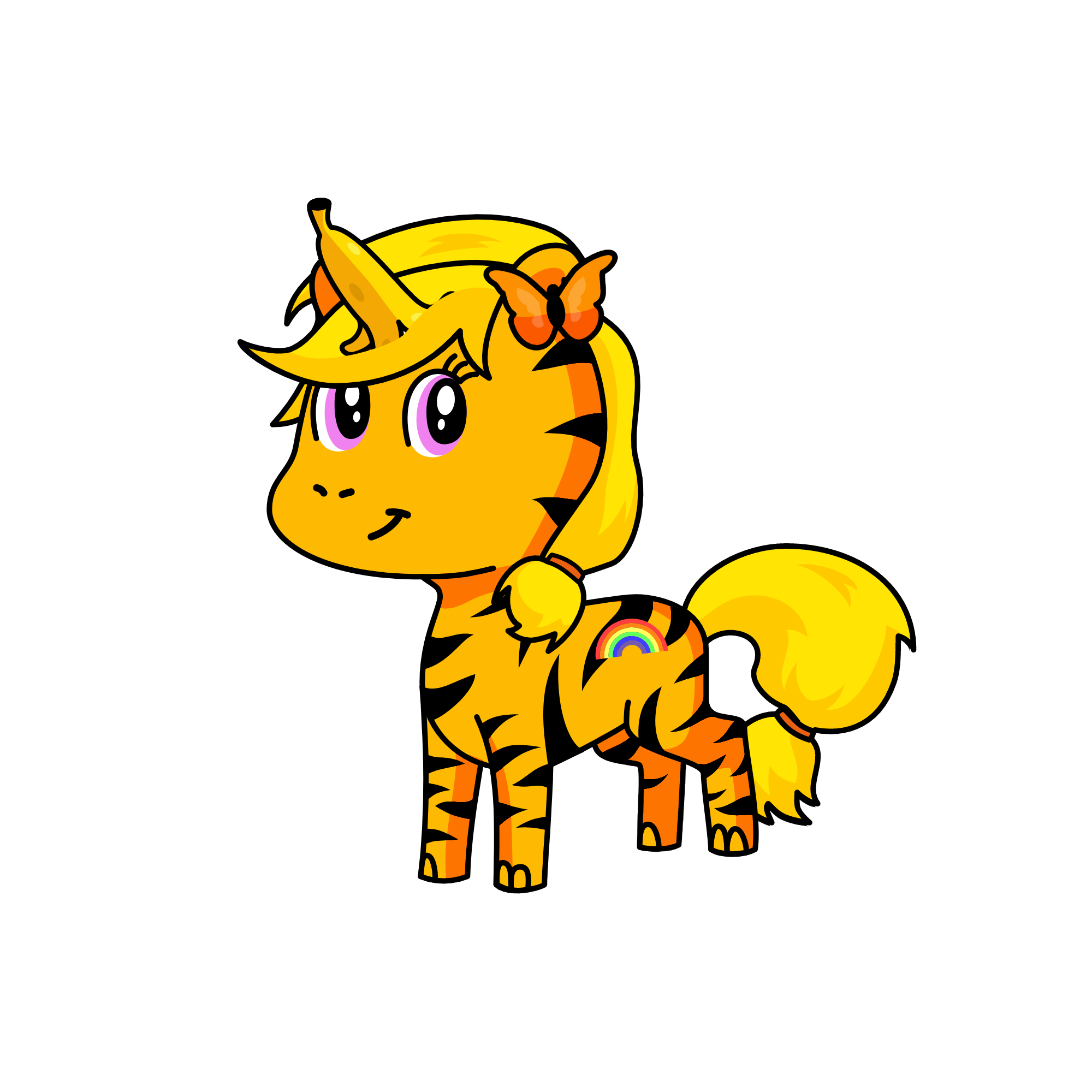 Yellow Banana , the unicorn