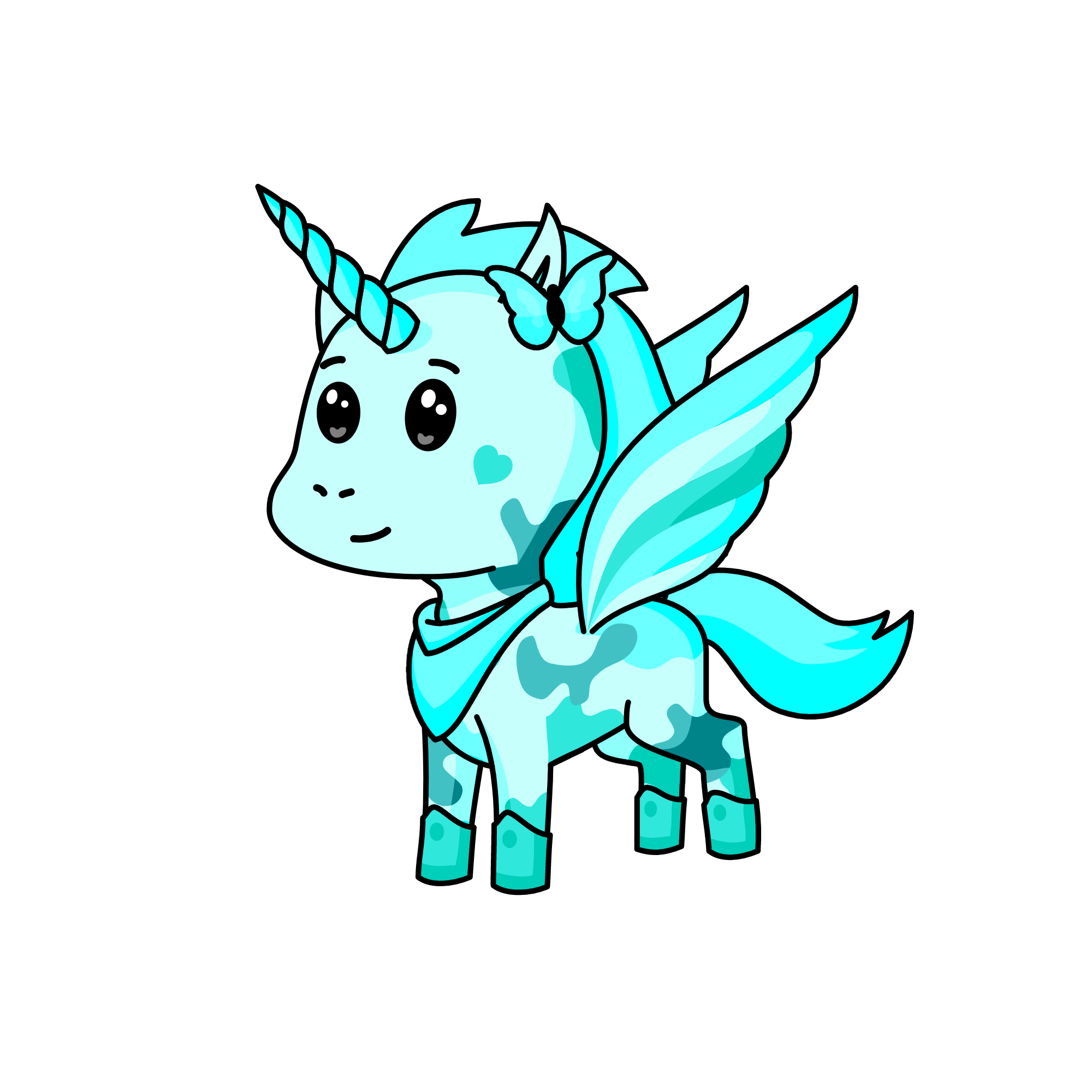 ice queen, the unicorn