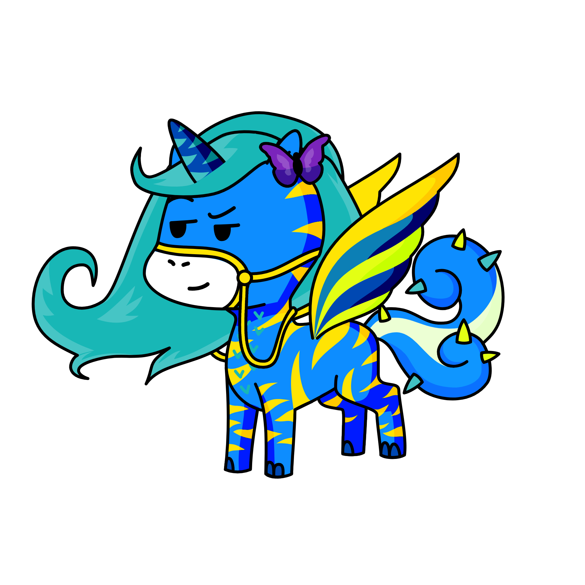 Sky, the unicorn