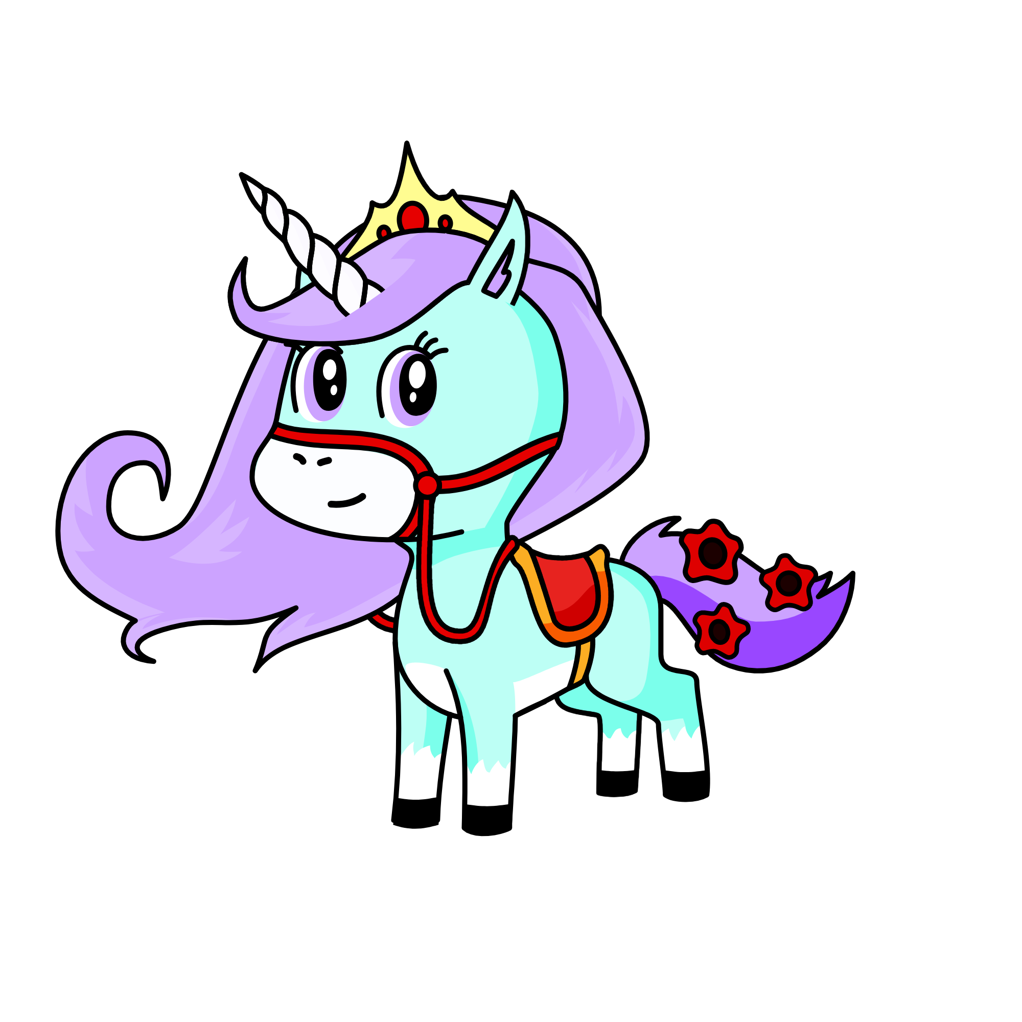 Poppy's Unicorn, the unicorn