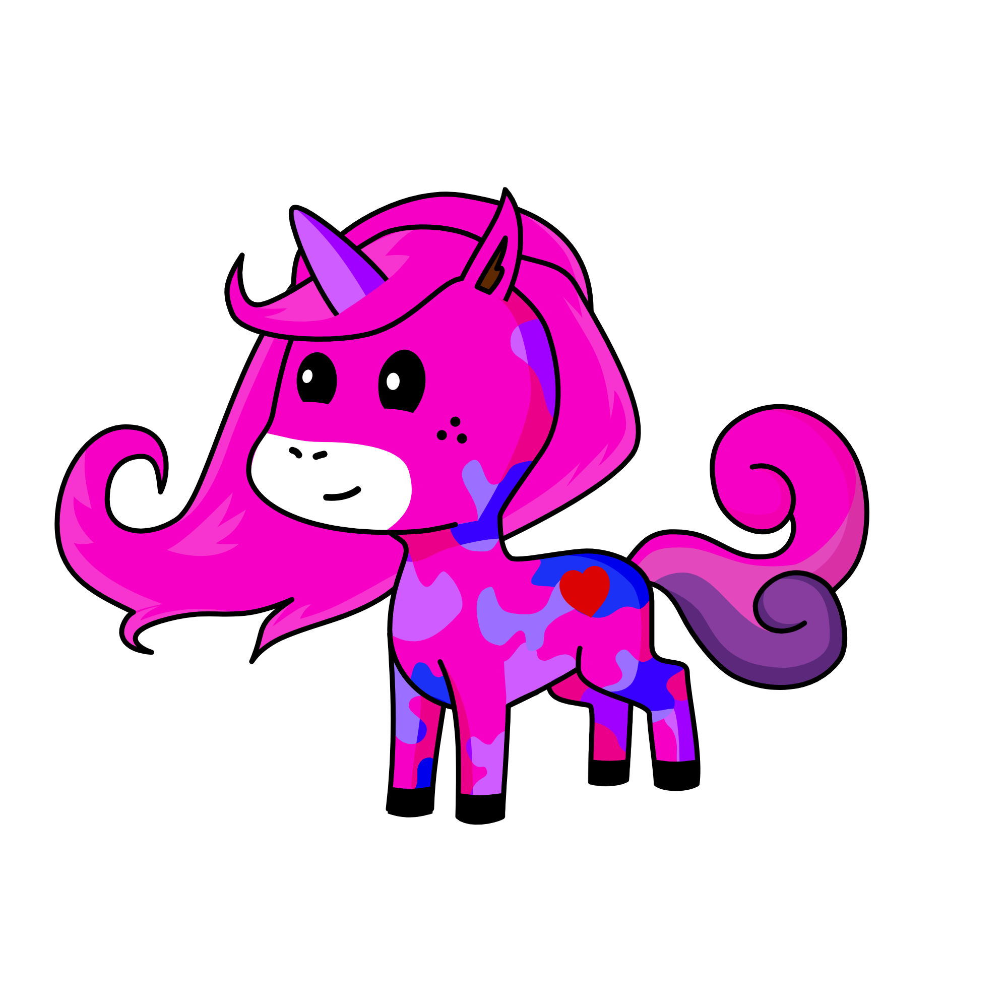 rose, the unicorn