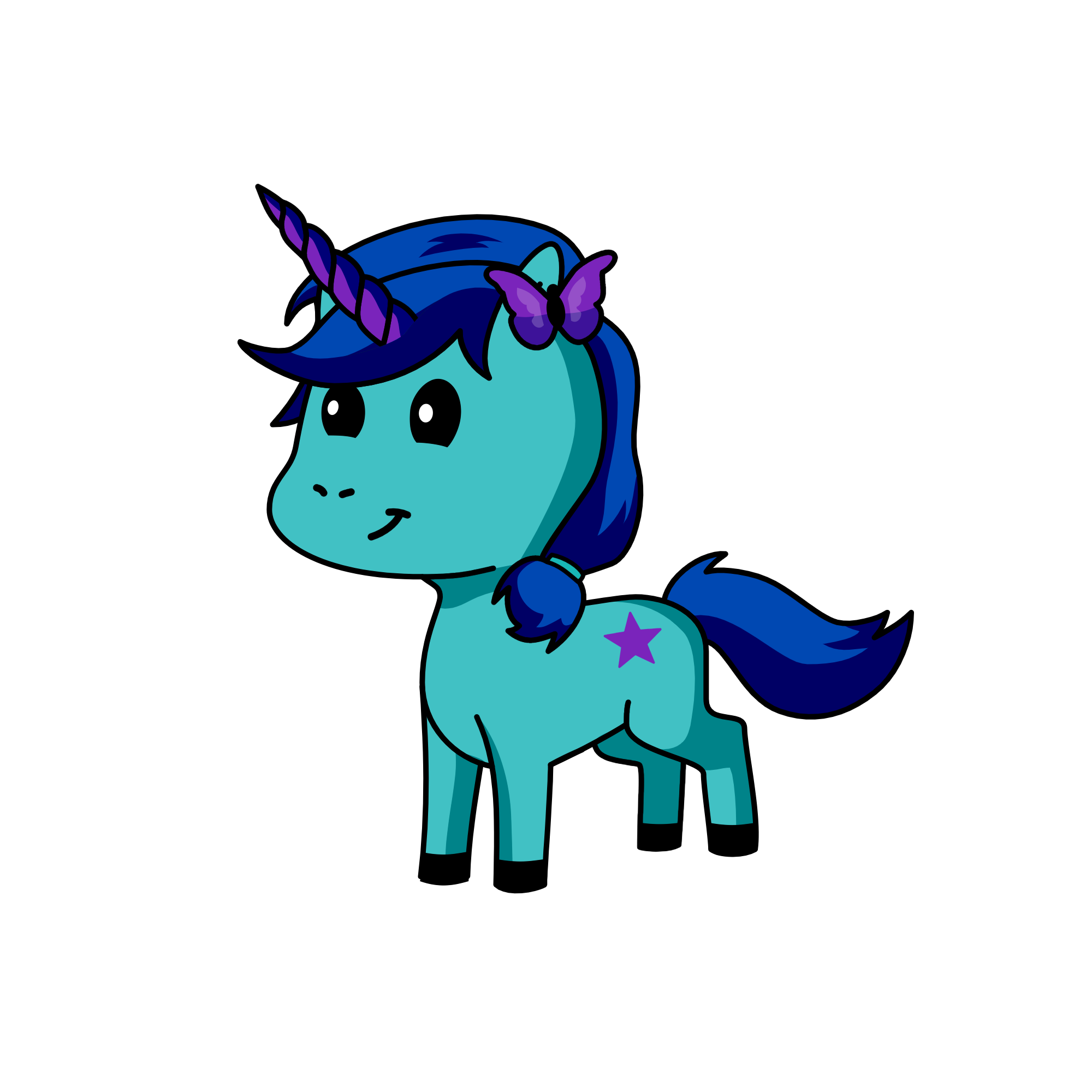 Sky, the unicorn