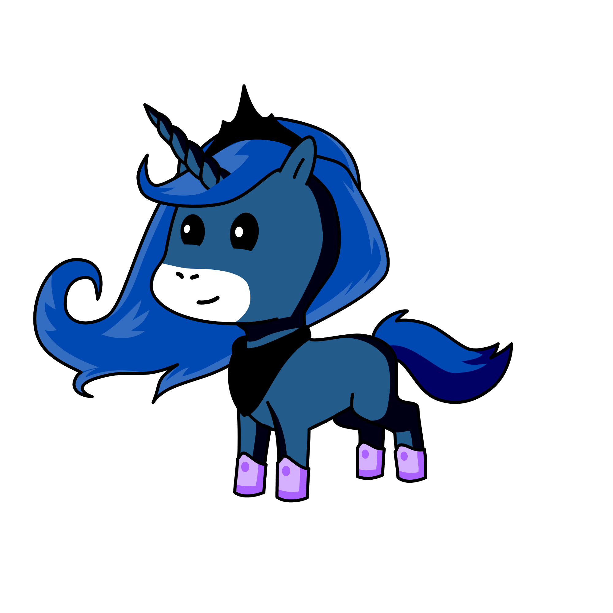 Princess Luna, the unicorn