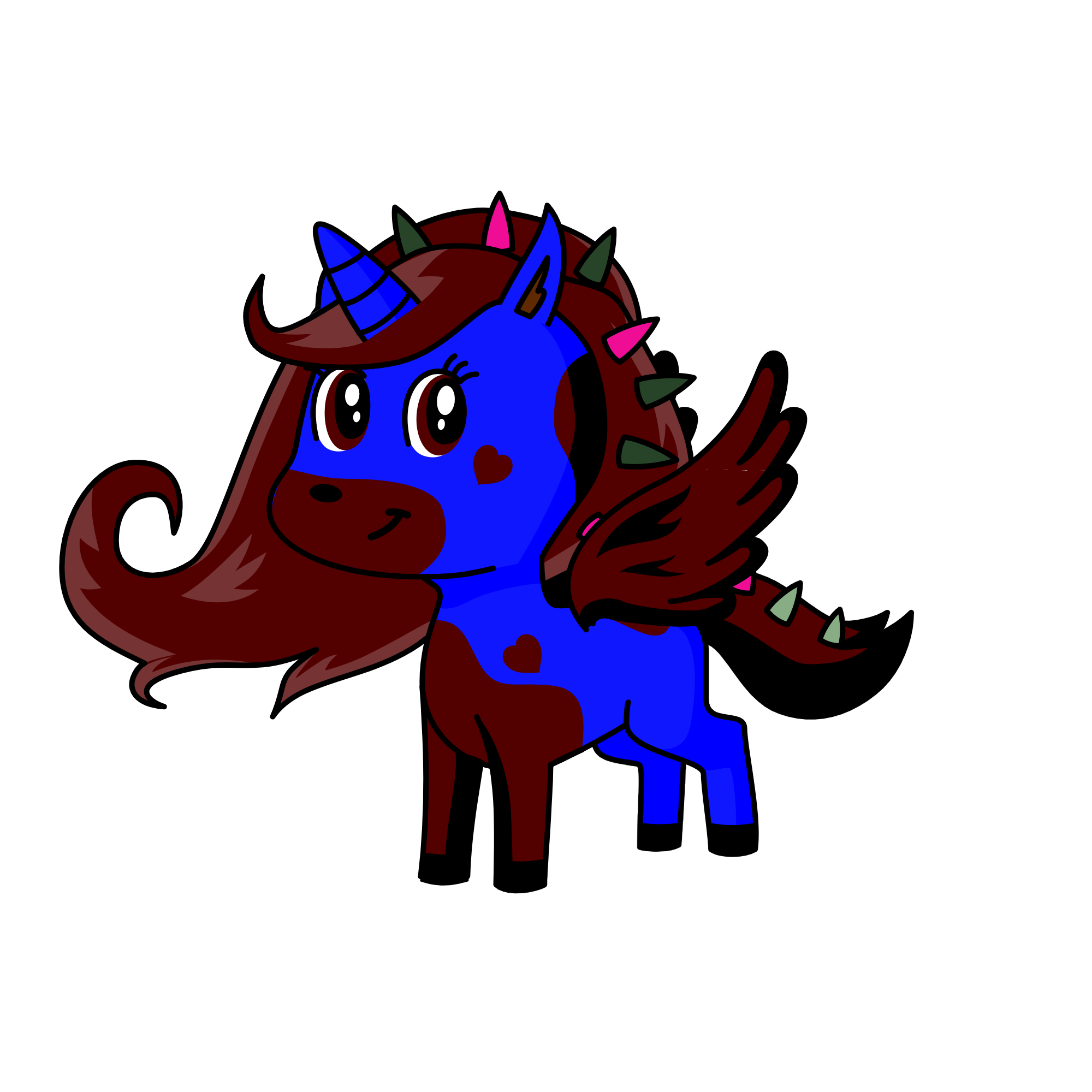 Mud and Water, the unicorn