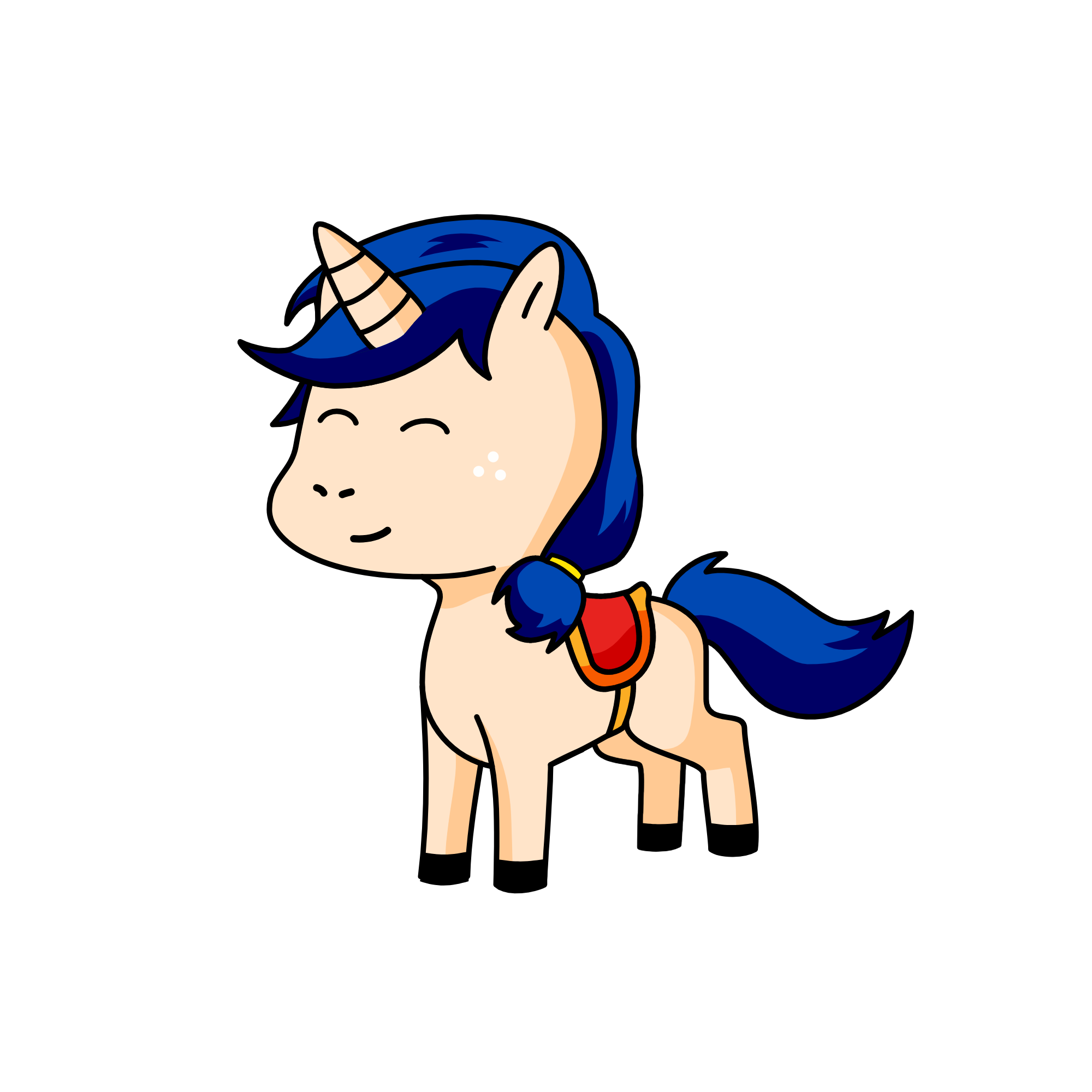 bluey, the unicorn