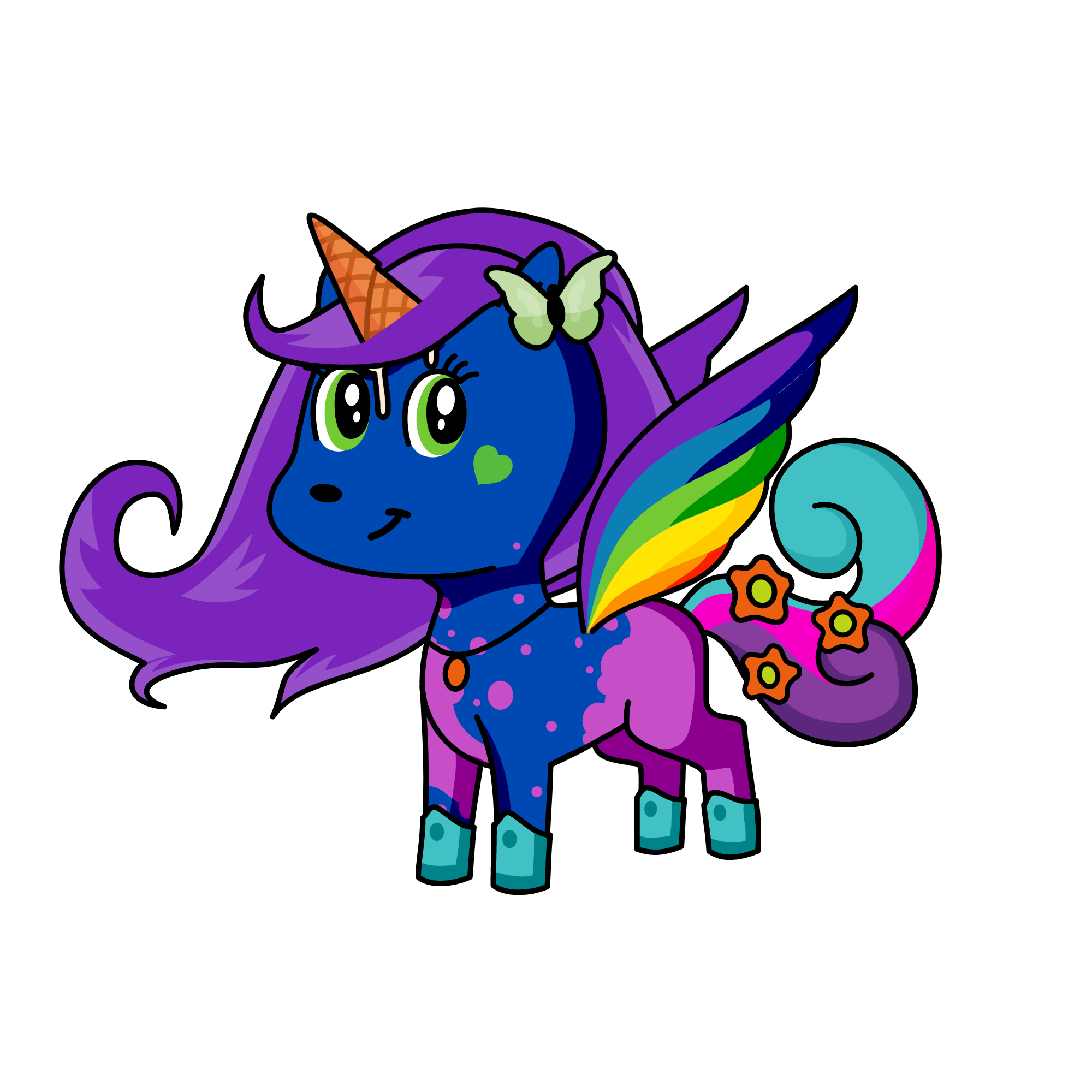 Random unicorn robotics A.K.A Rur, the unicorn