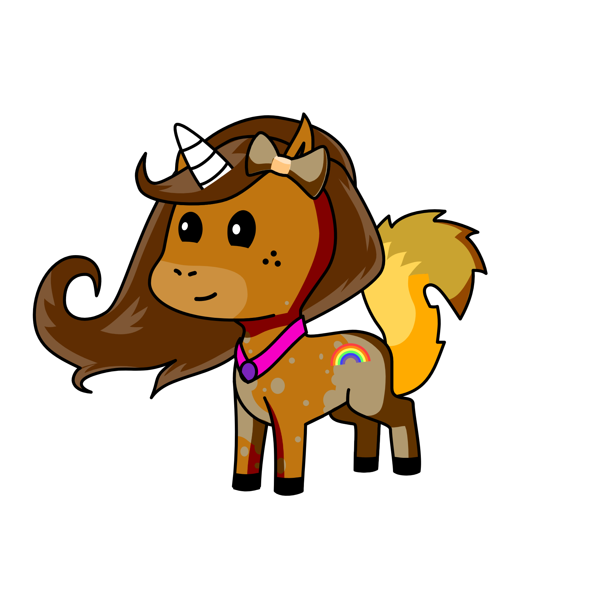 choclate kitkat, the unicorn