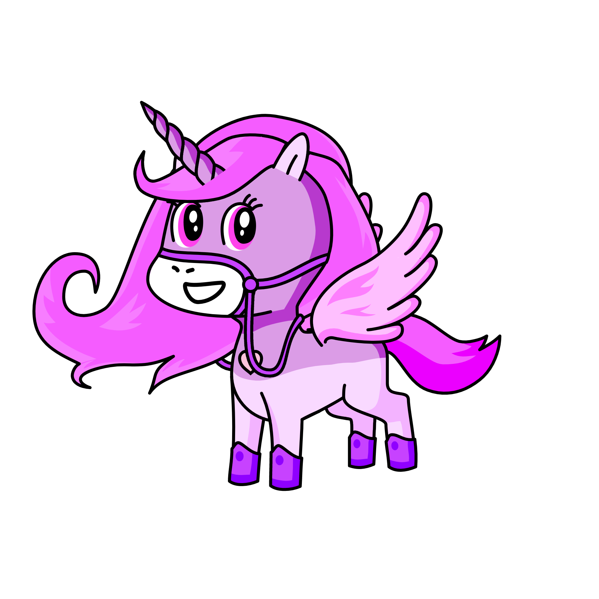 Crystal, the unicorn