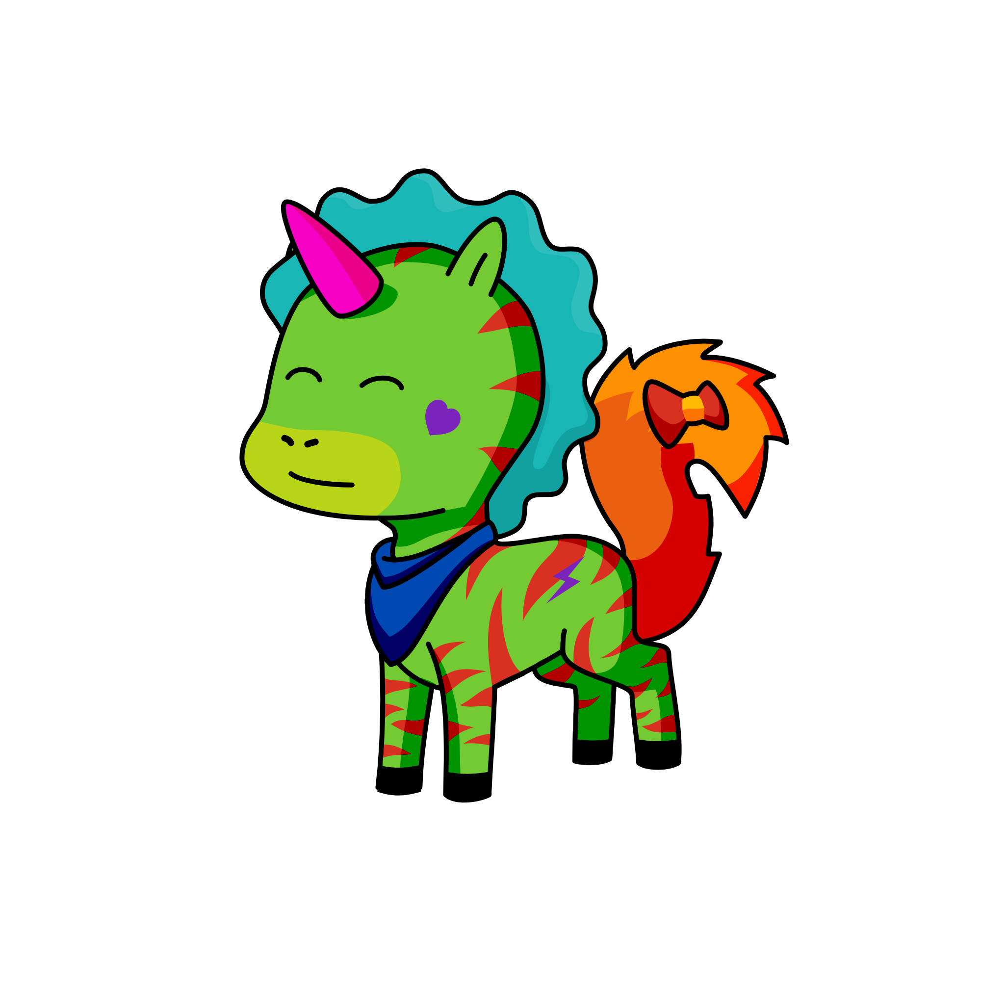 CUTY, the unicorn
