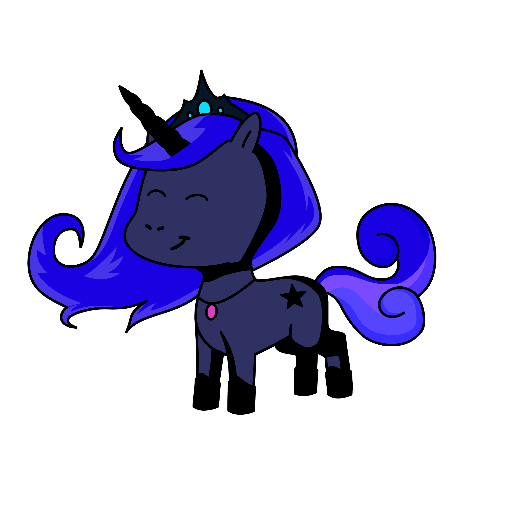 Princess Luna, the unicorn