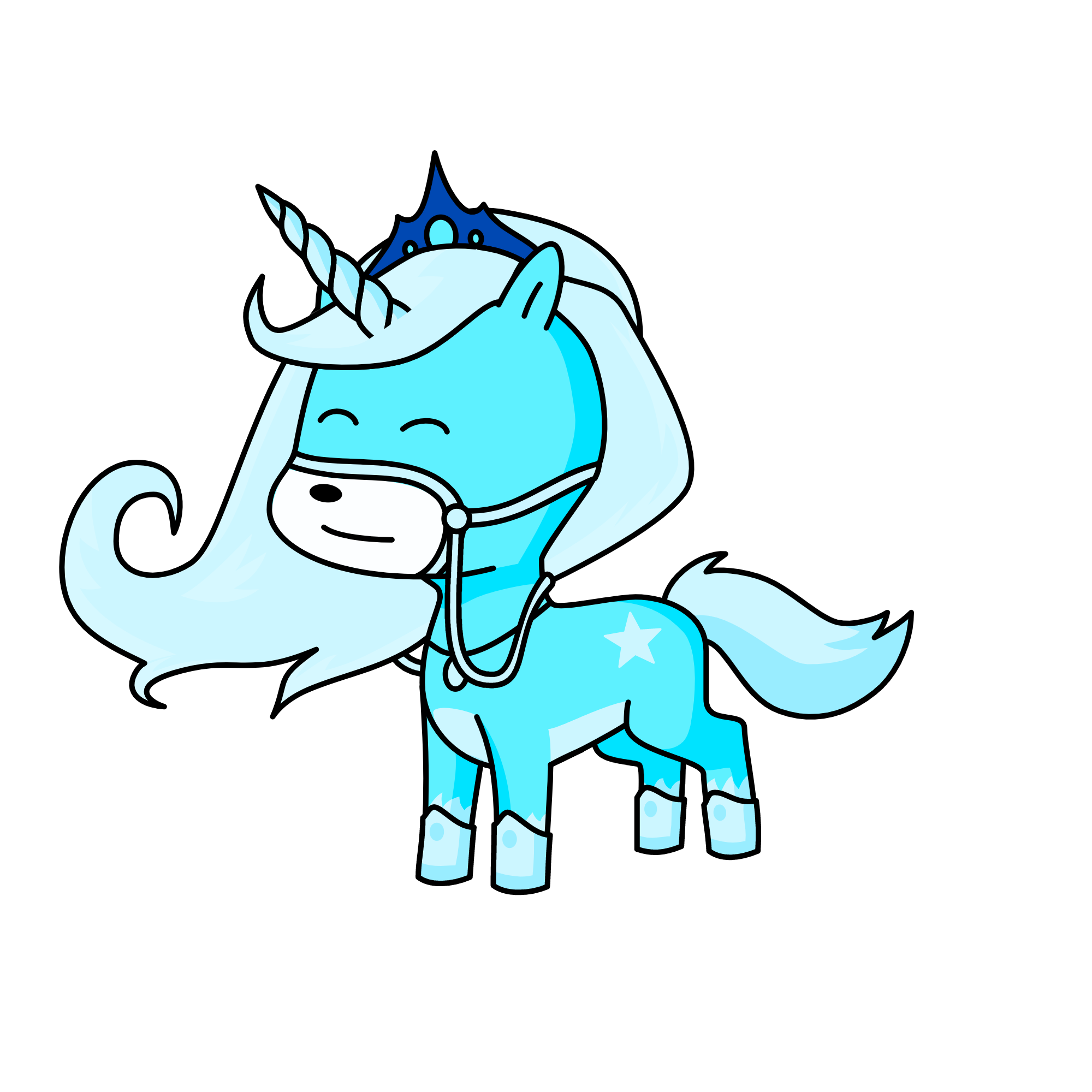 Icy, the unicorn