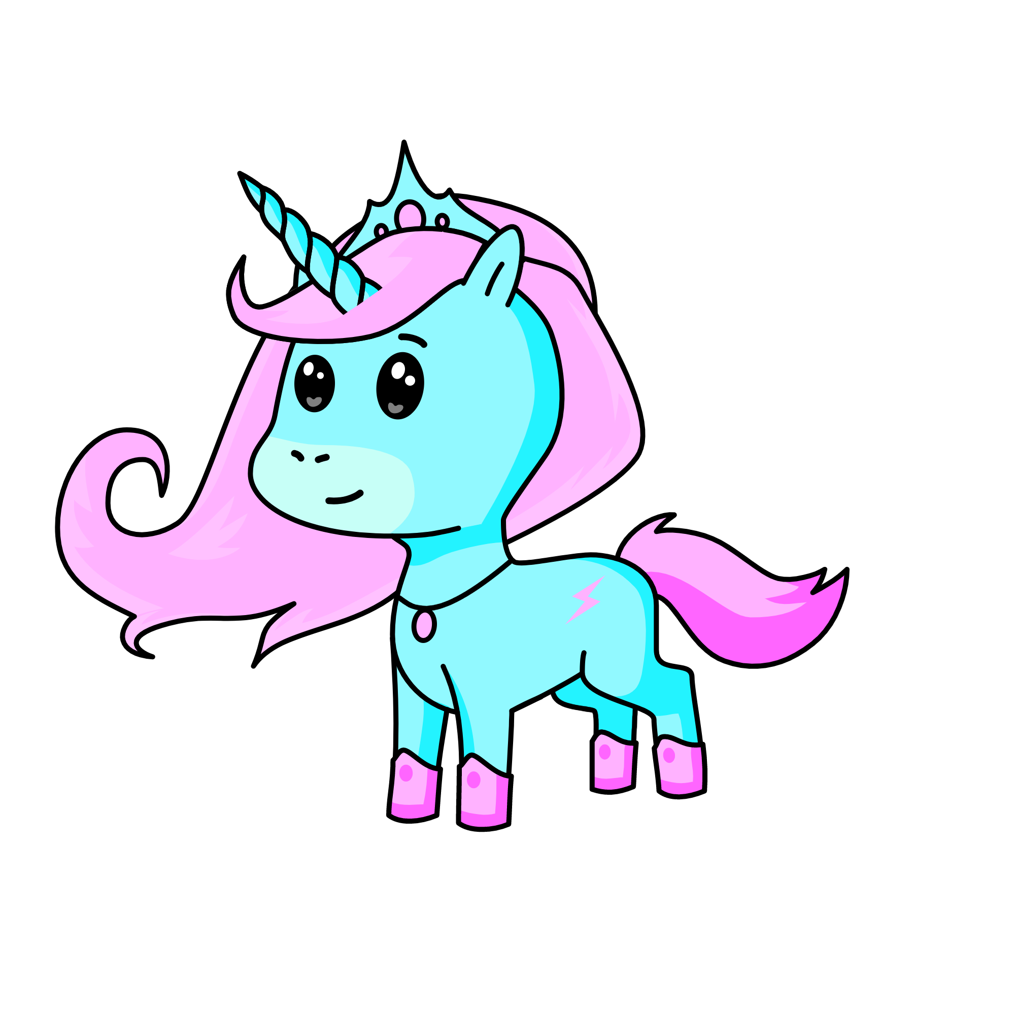 Icy, the unicorn